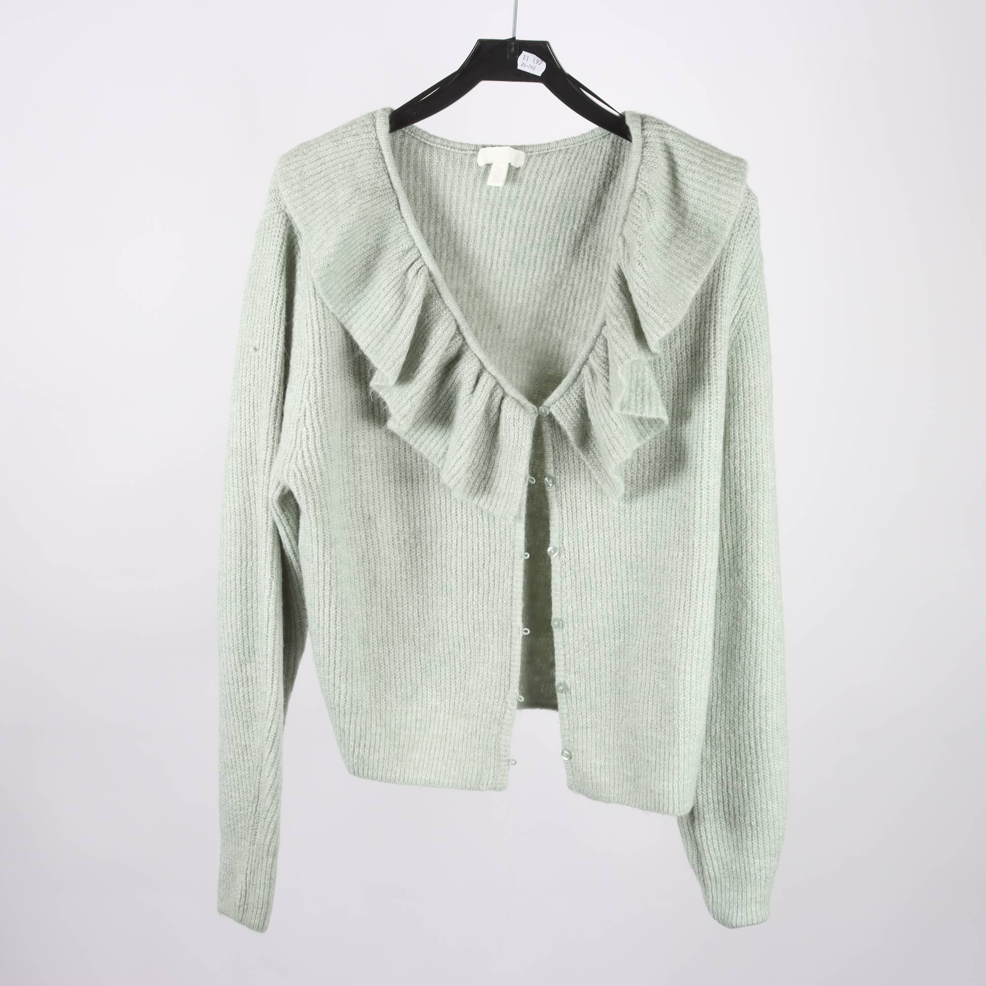 Stickad kofta, H&M, stl. XL