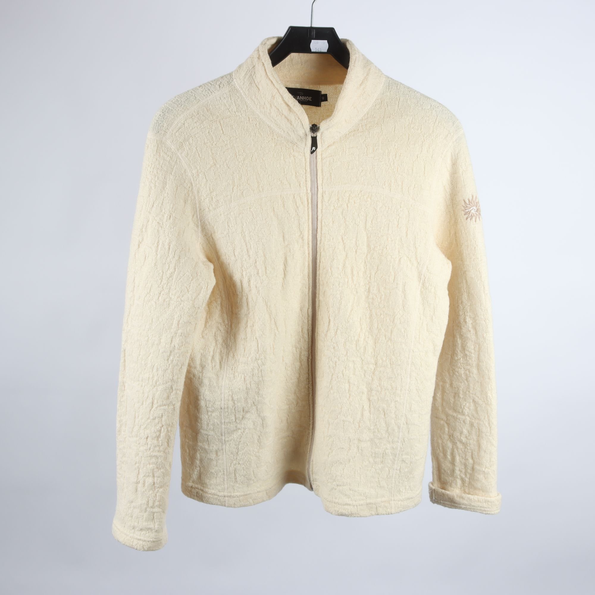 Kofta, Ivanhoe, beige, 90% ull, stl. 42.