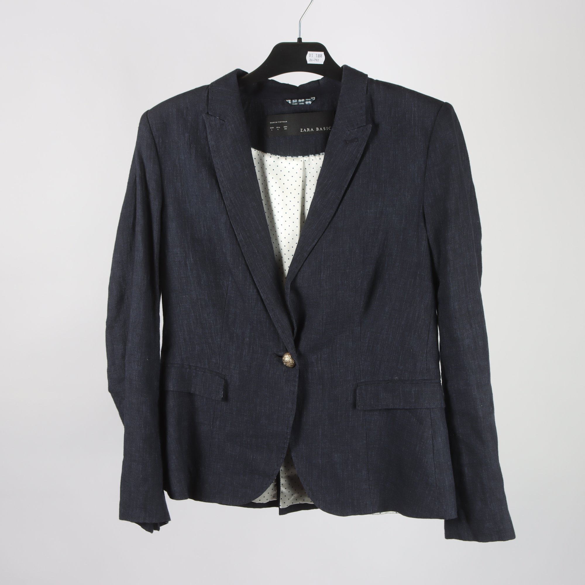 Kavaj, Zara, 100% lin, stl. L