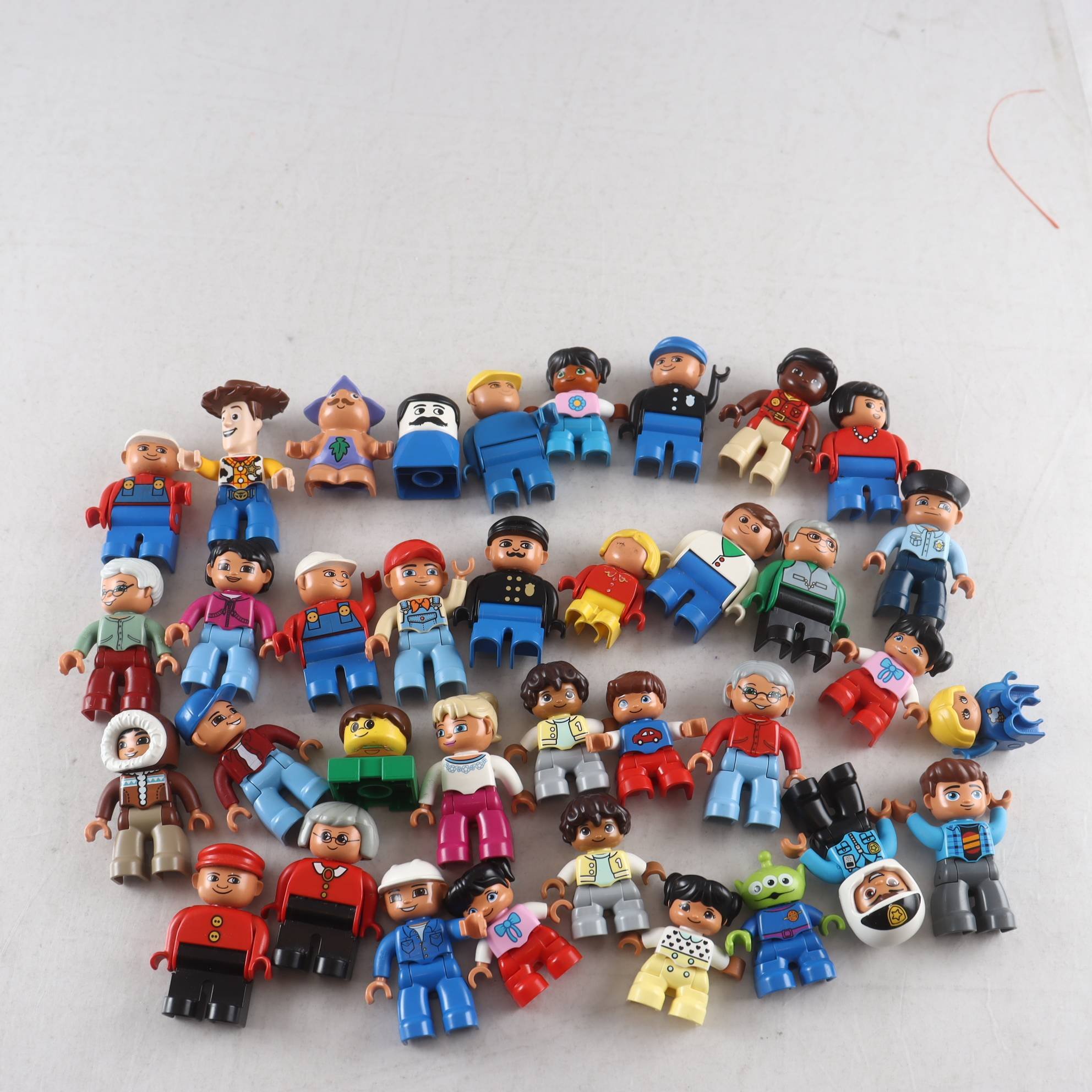 Lego, Duplo figurer, blandat.