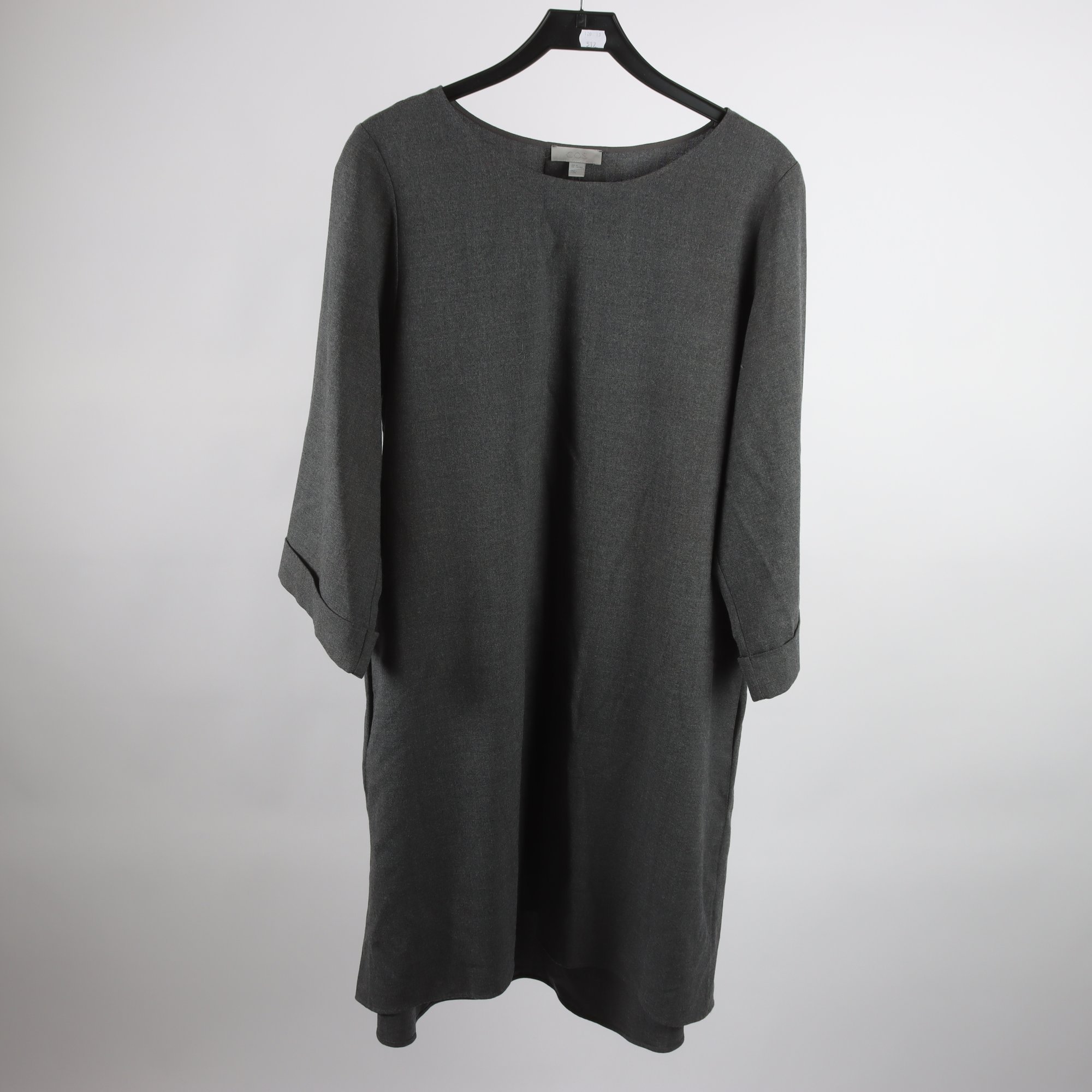 Klänning, COS, grå, 96% ull, stl. 44.