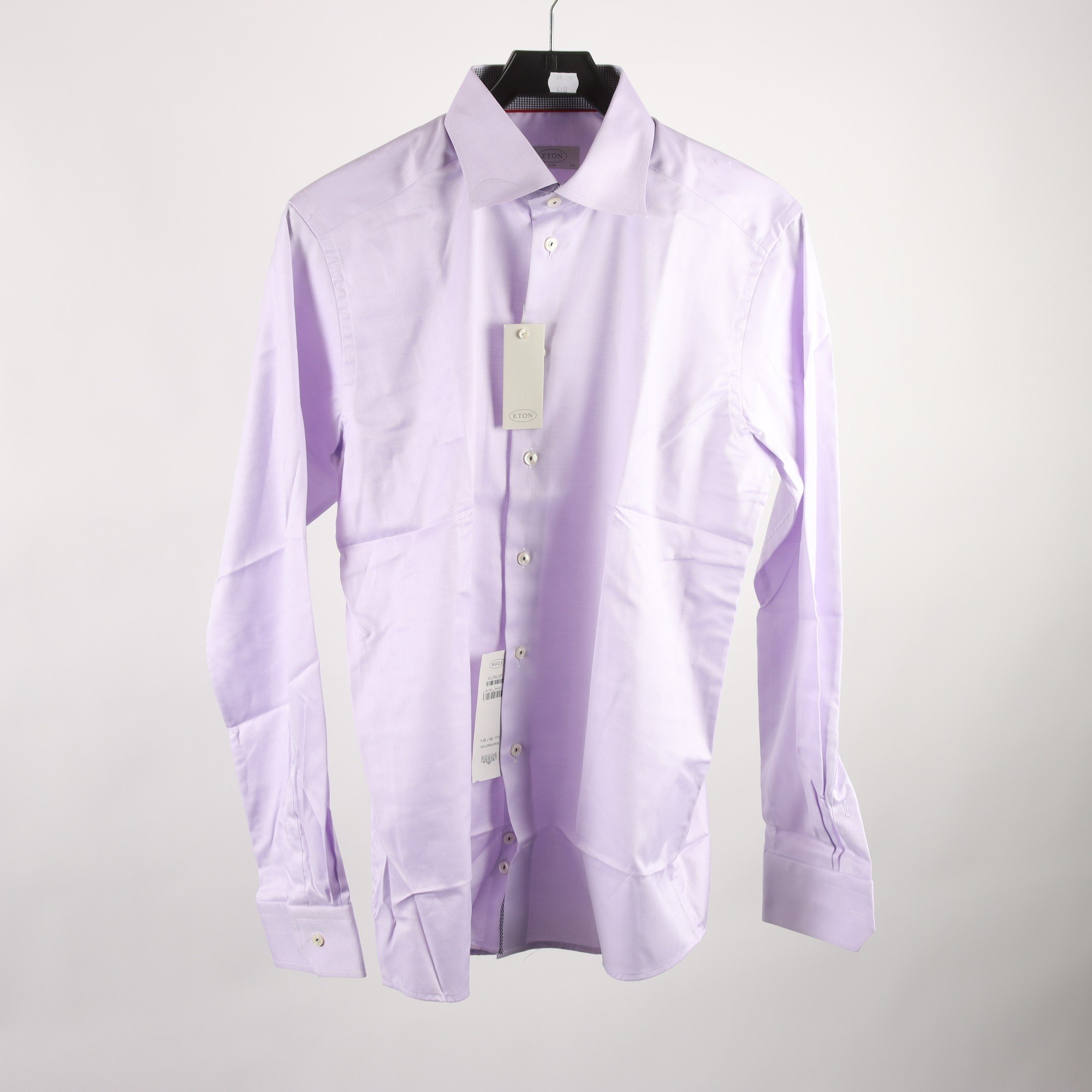 Skjorta, Eton, lila, slim, stl. 39.