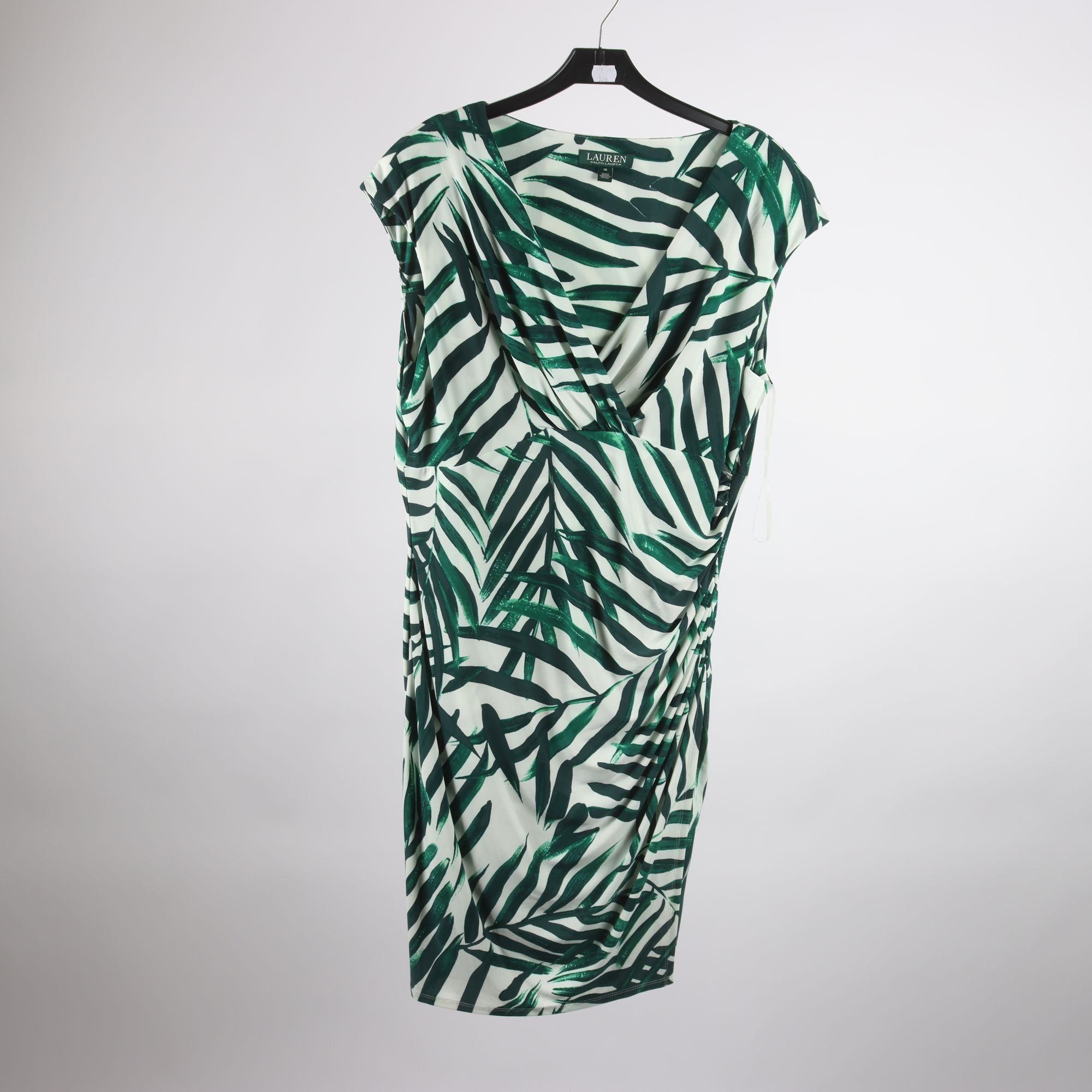 Klänning, Lauren Ralph Lauren, grön, vit, stl. XL.
