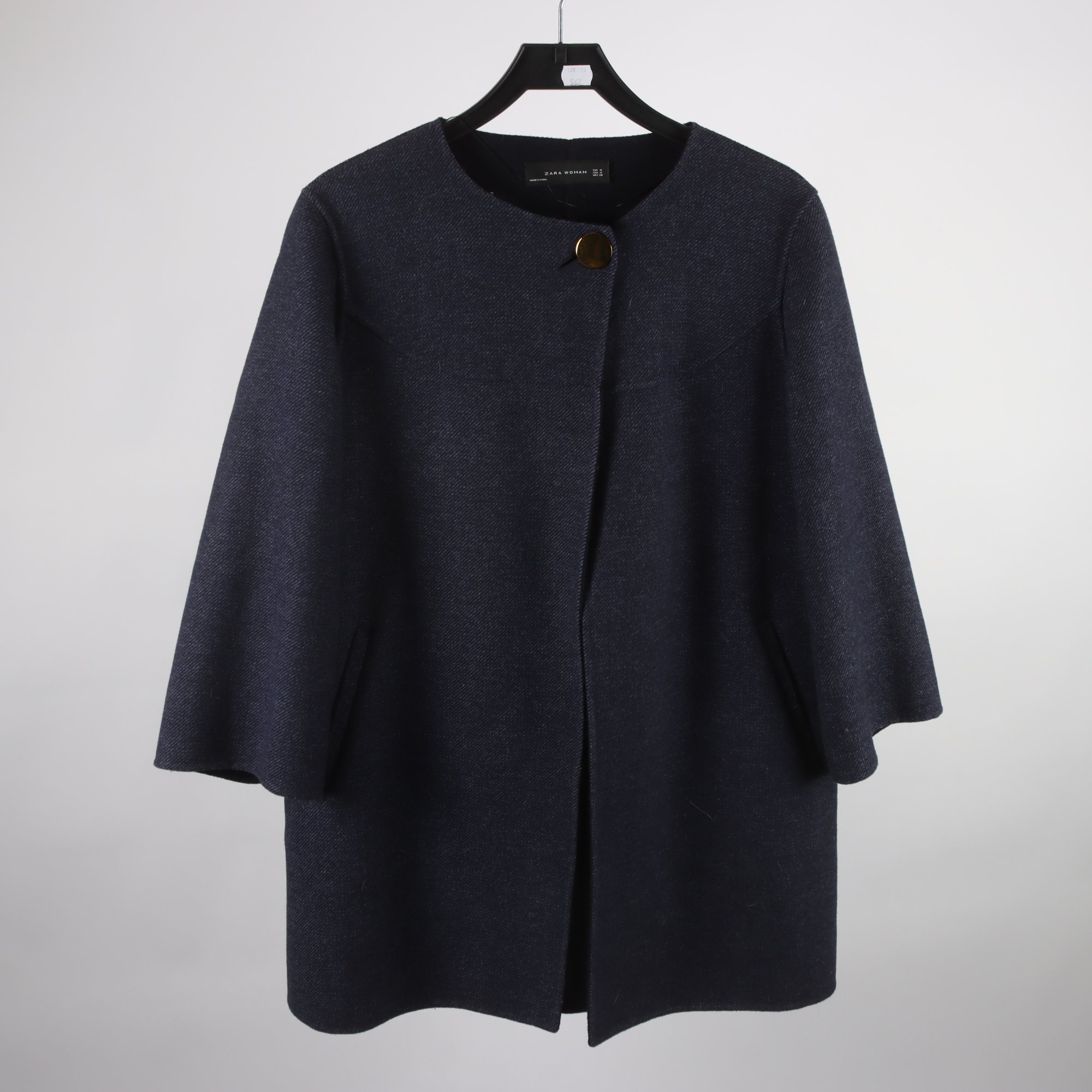 Jacka, Zara, blå, ullmix, stl. M.