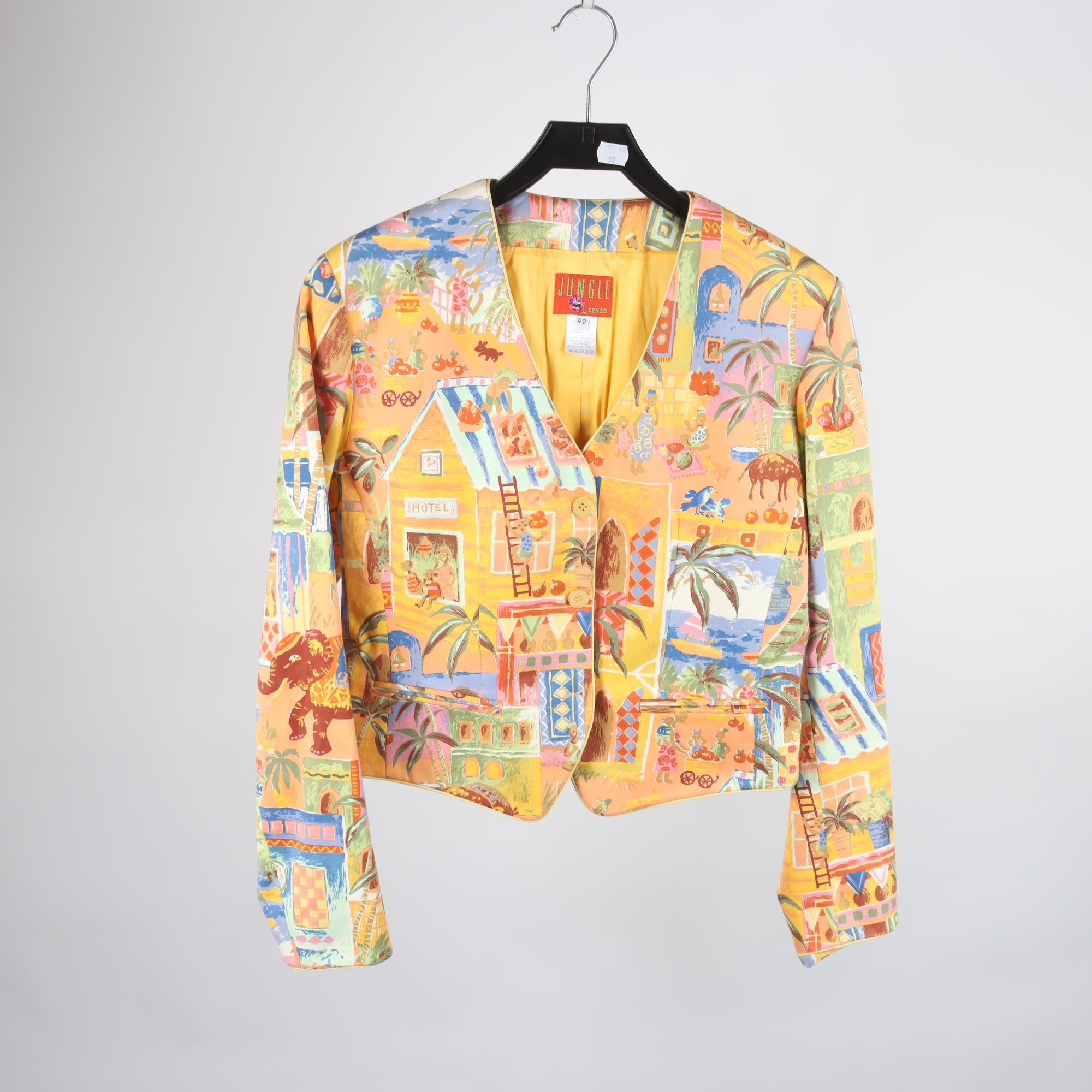 Kavaj/jacka, Kenzo Jungle, mönstrad, stl. 42