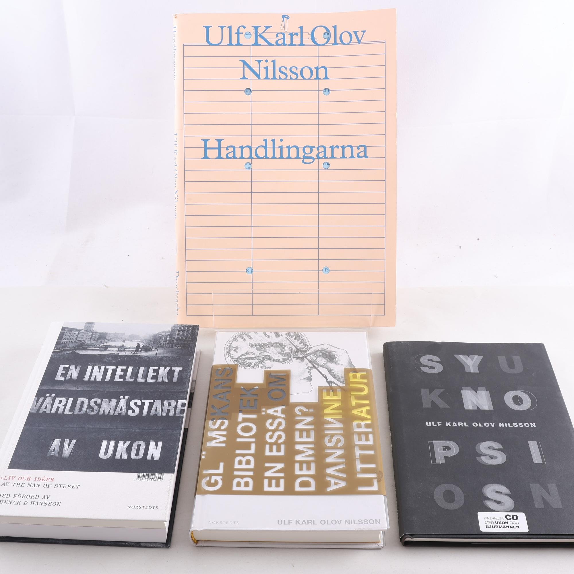 Ulf Karl Olov Nilsson (UKON), bokpaket med 4 volymer