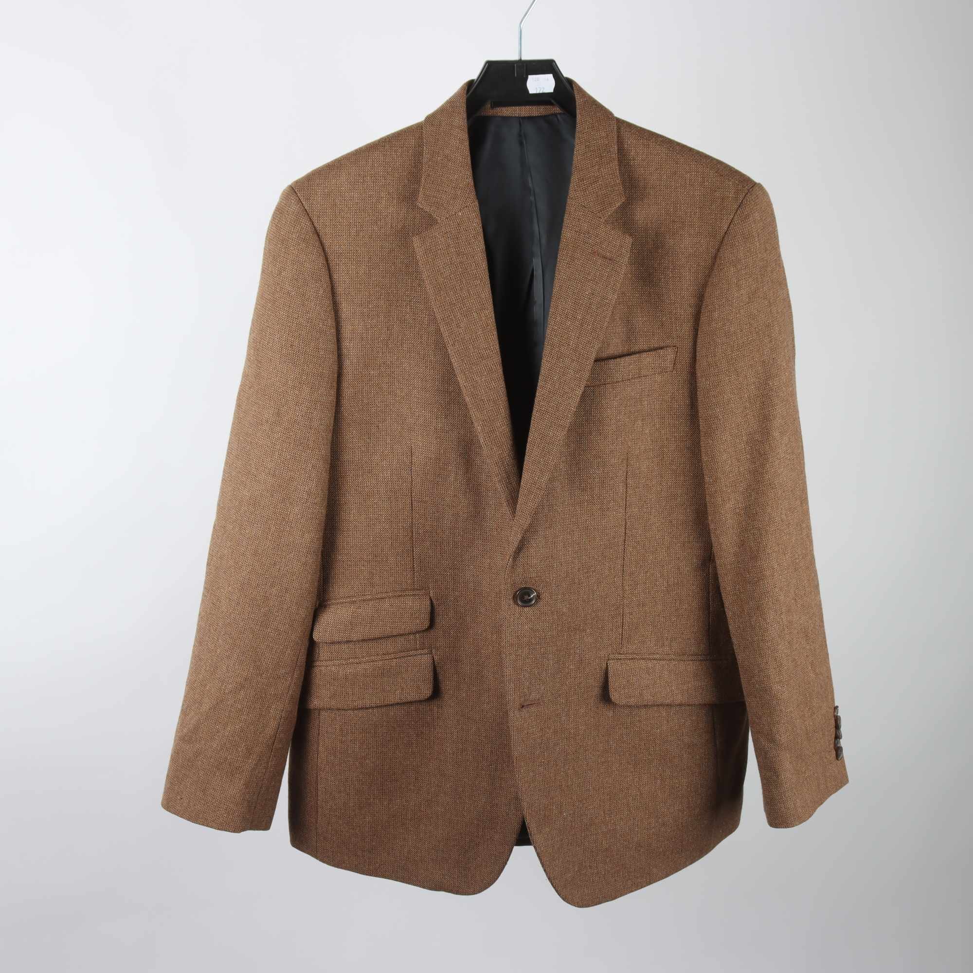 Kavaj, T.M. Lewin, brun, stl. 40R (50)