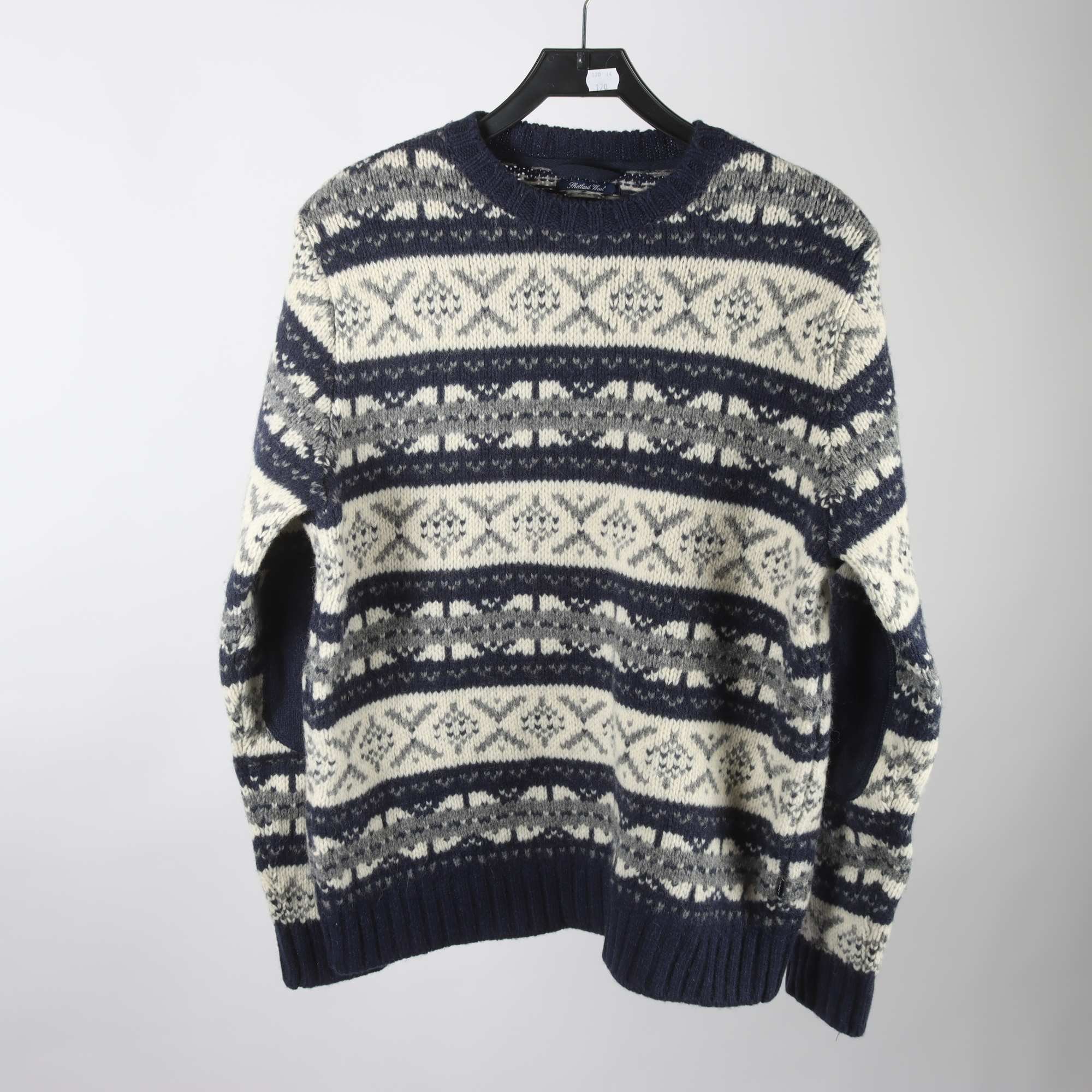 Tröja, Gant, blå, vit, grå, mönstrad, stl ca. M