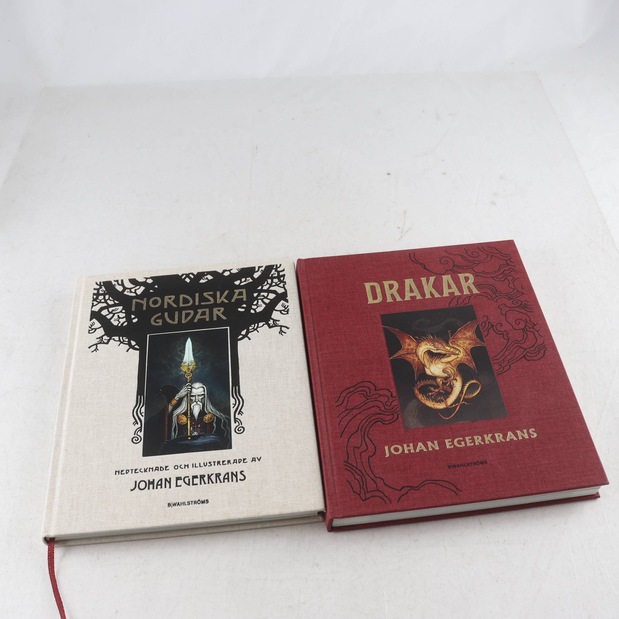 Johan Egerkrans, Nordiska gudar + Drakar