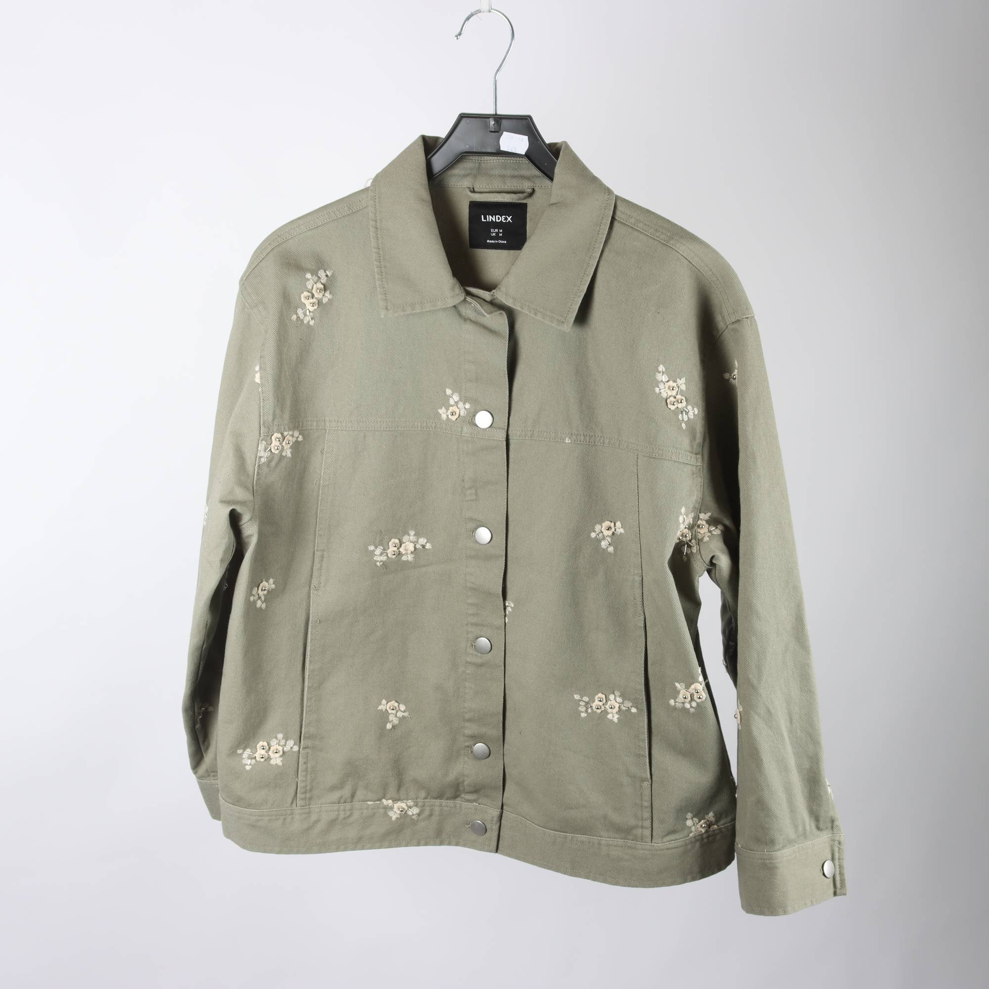 Jacka, denim, Lindex, grön, stl. M