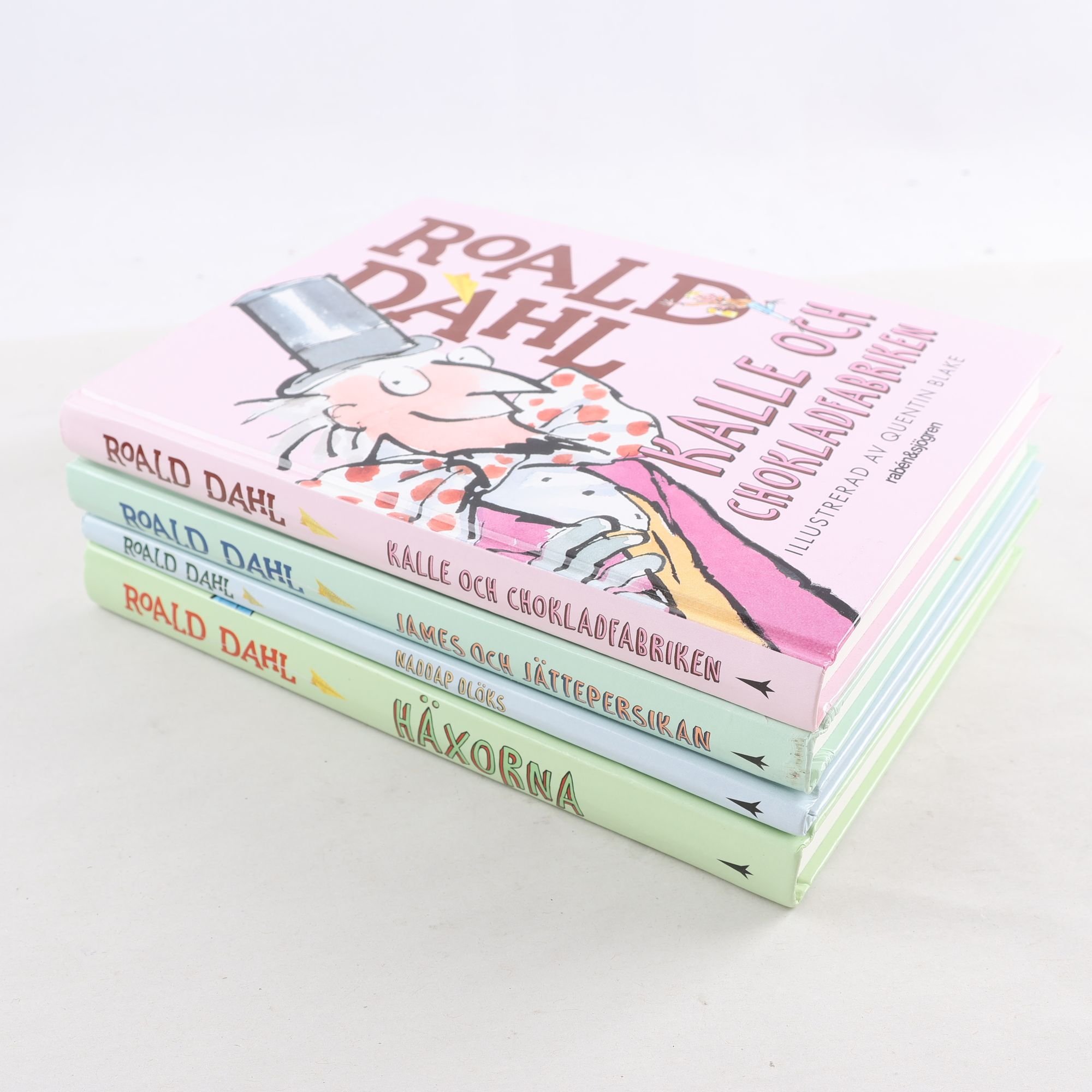 Roald Dahl, bokpaket med 4 volymer