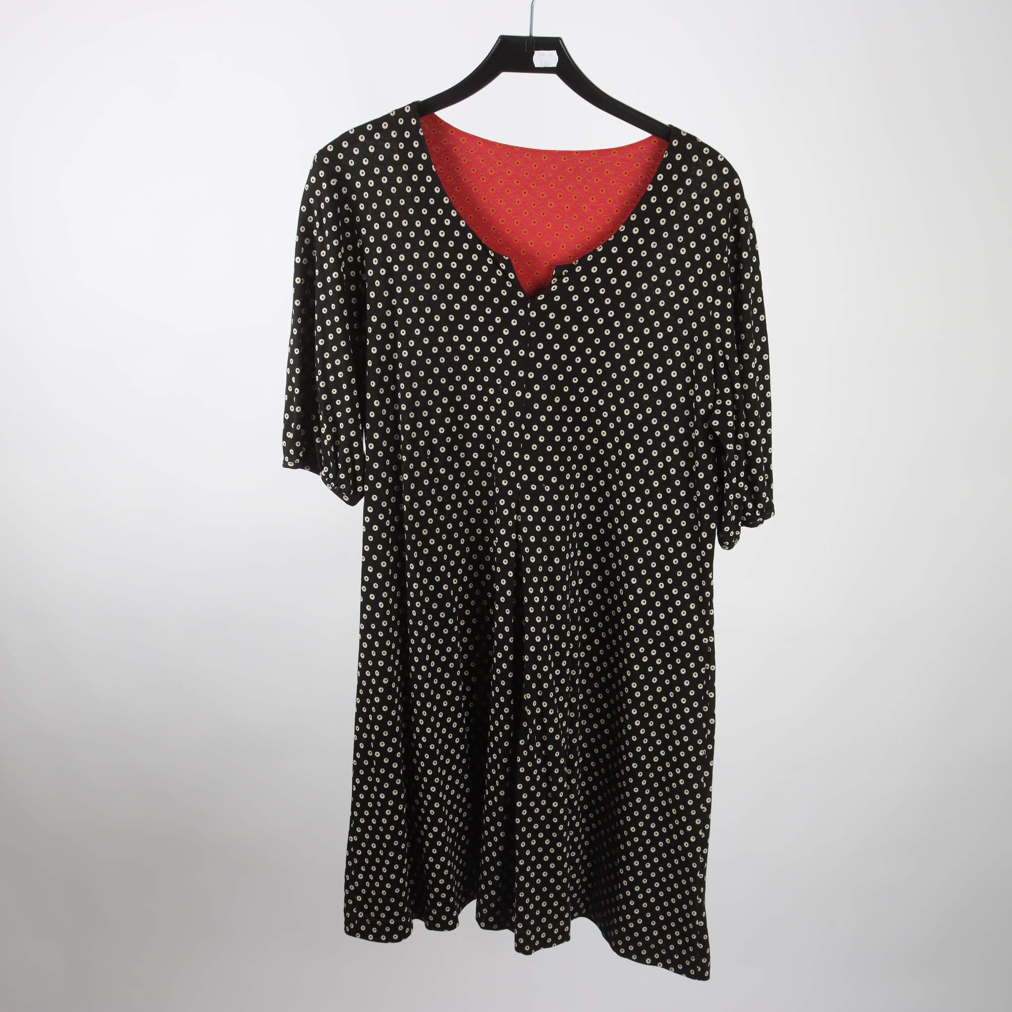 Klänning, Gudrun Sjödèn, svart, vit, stl ca. M