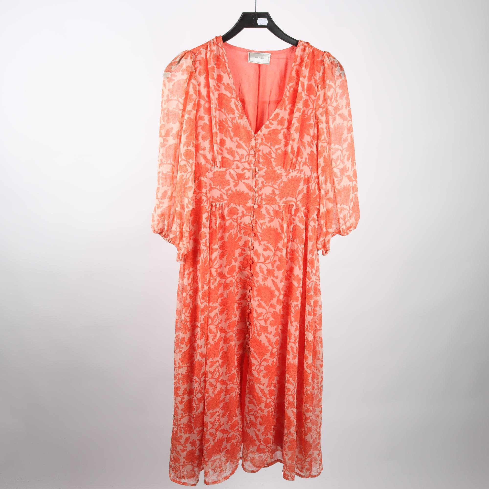 Klänning, Neo Noir, mönstrad, stl. 36