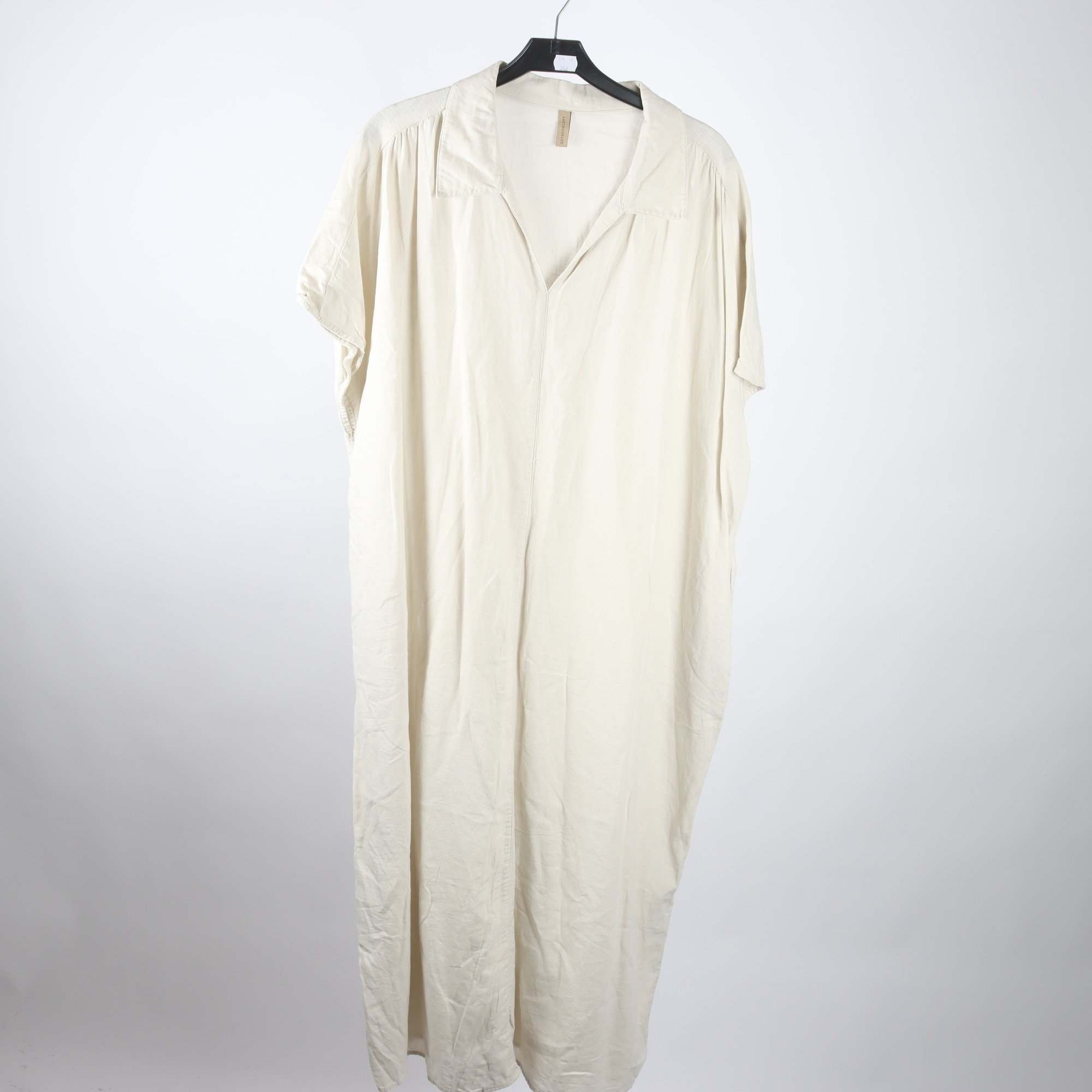 Klänning, Soyaconcept, beige, lin, viskos, stl. XL.