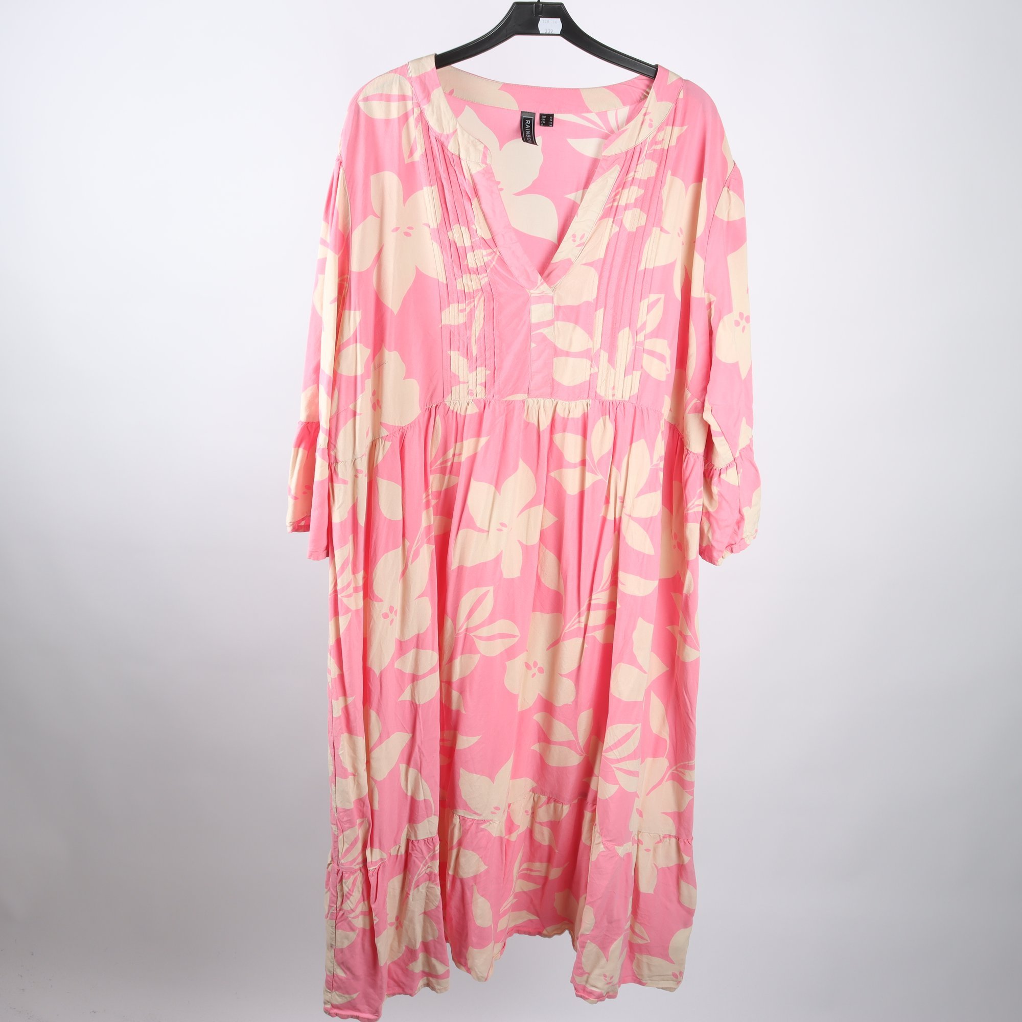 Klänning, Rainbow, rosa, beige, stl. 50.