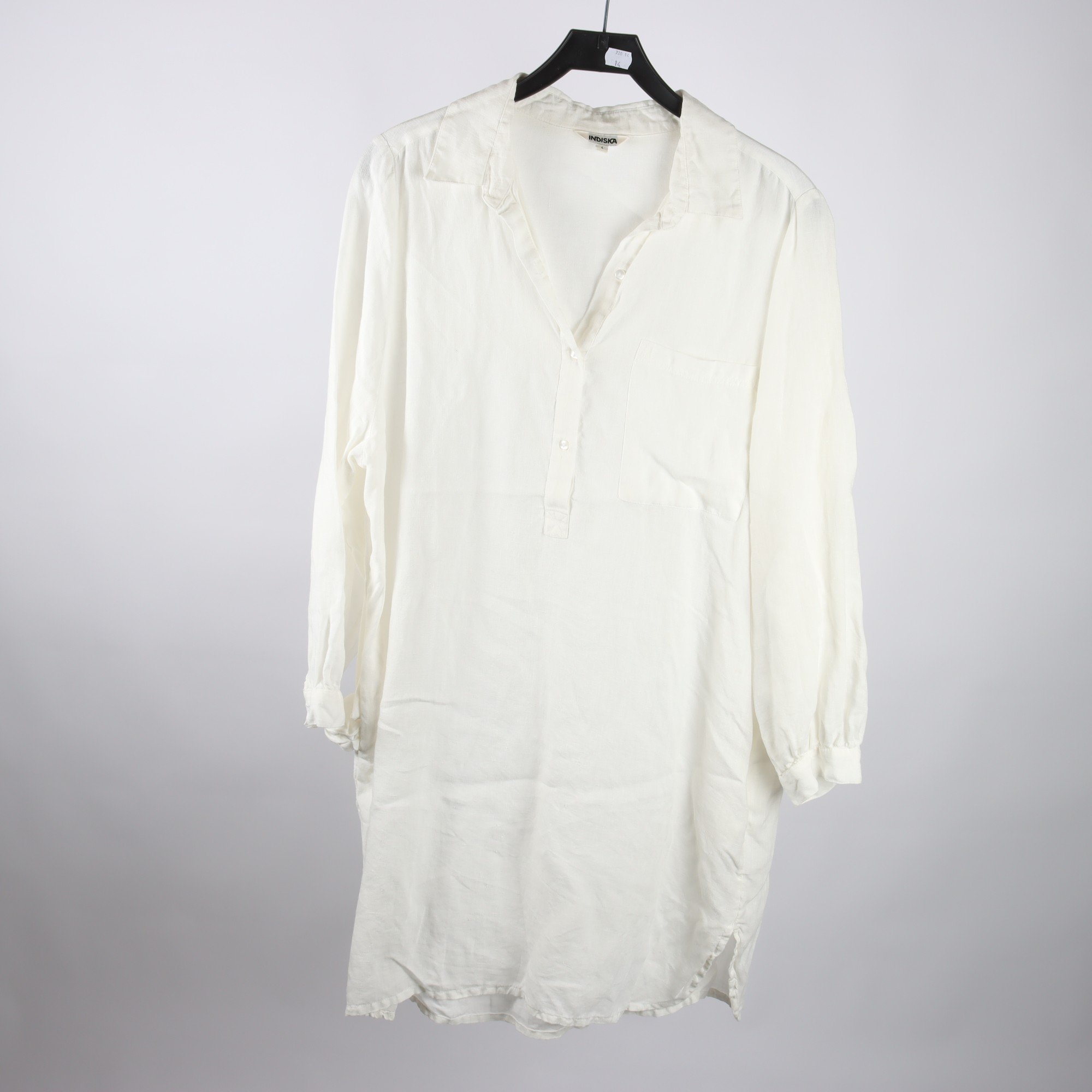 Klänning, Indiska, vit, stl. L