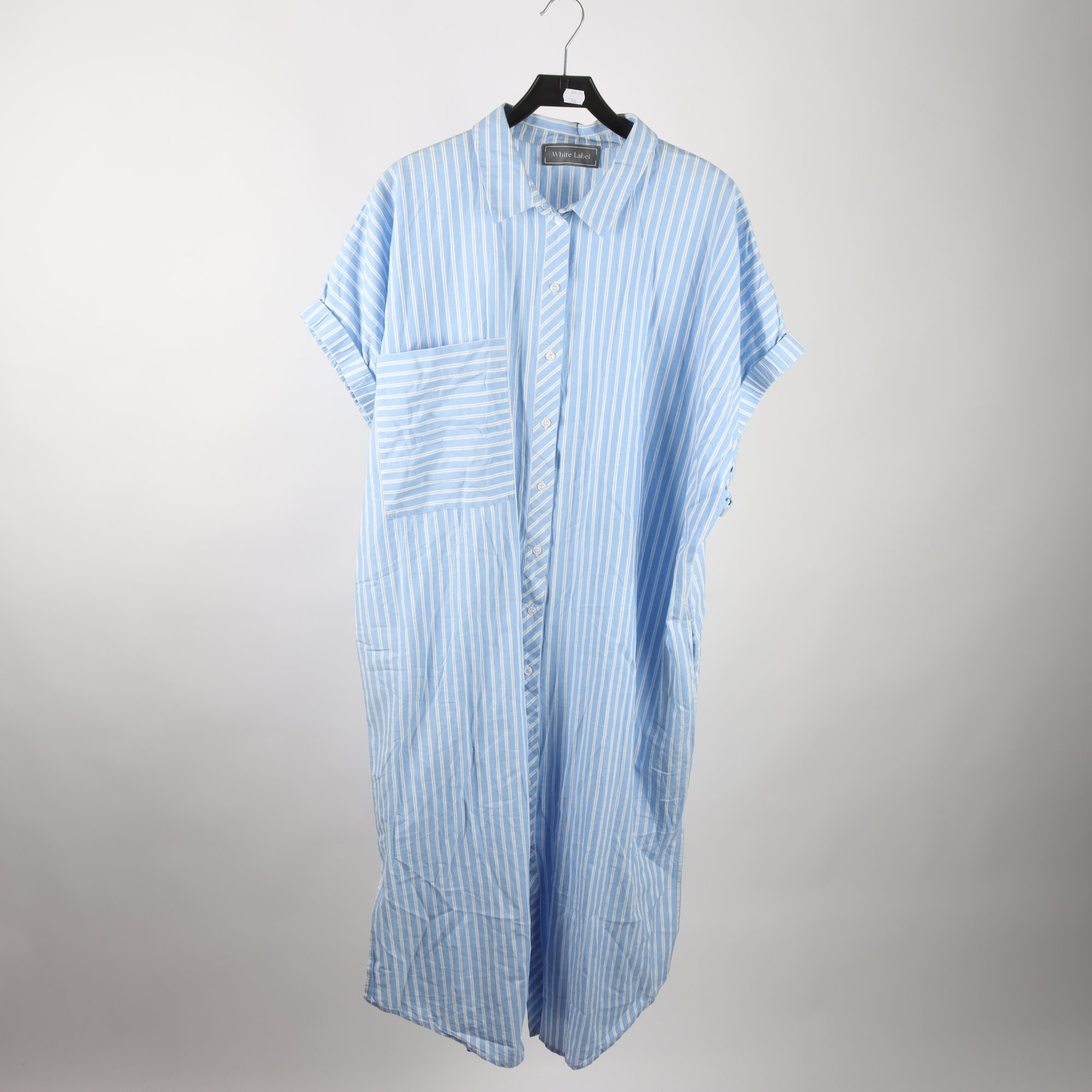 Klänning, White Label, blå, vit, randig, stl. 50