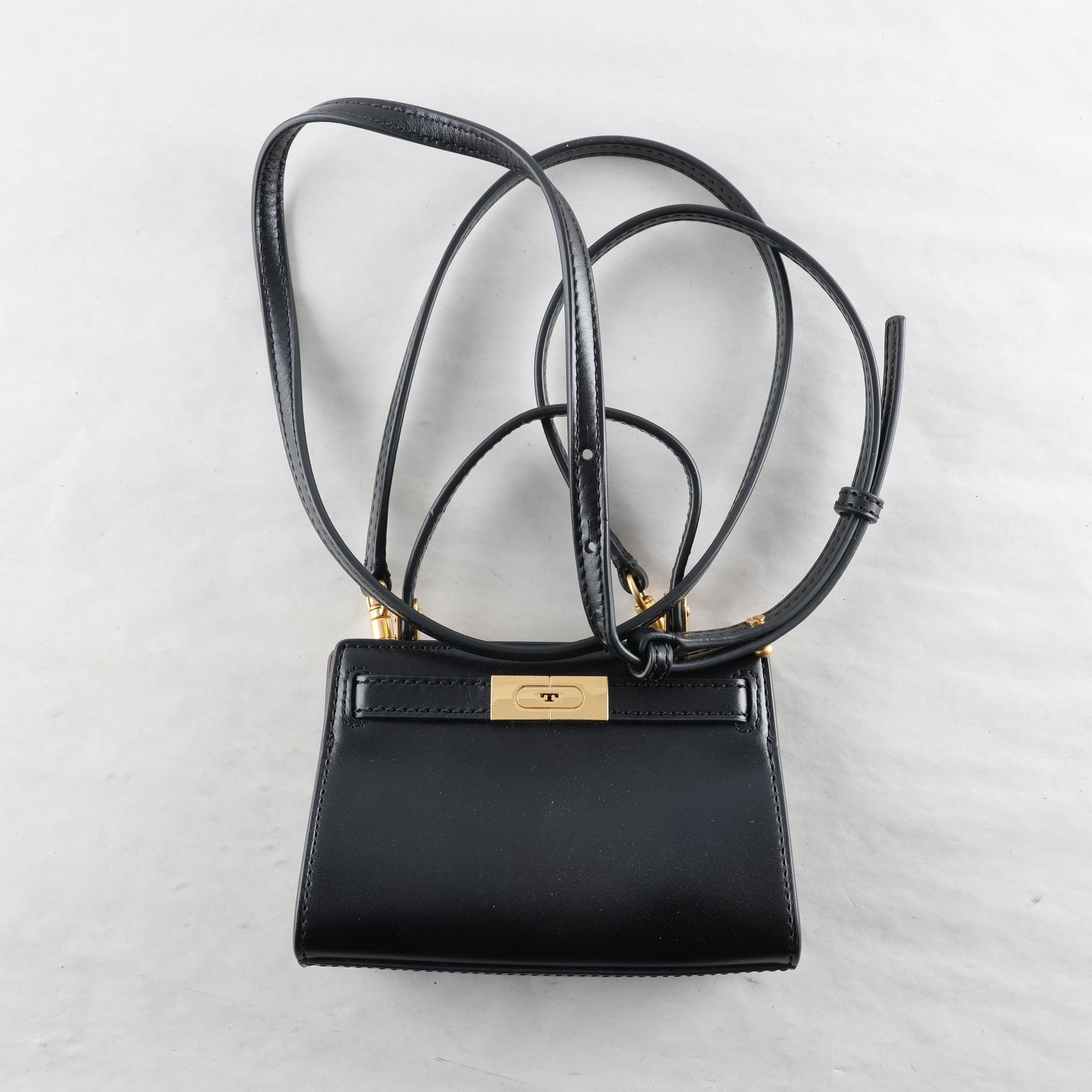 Axelremsväska, Tory Burch, Lee Radziwill nano bag, svart