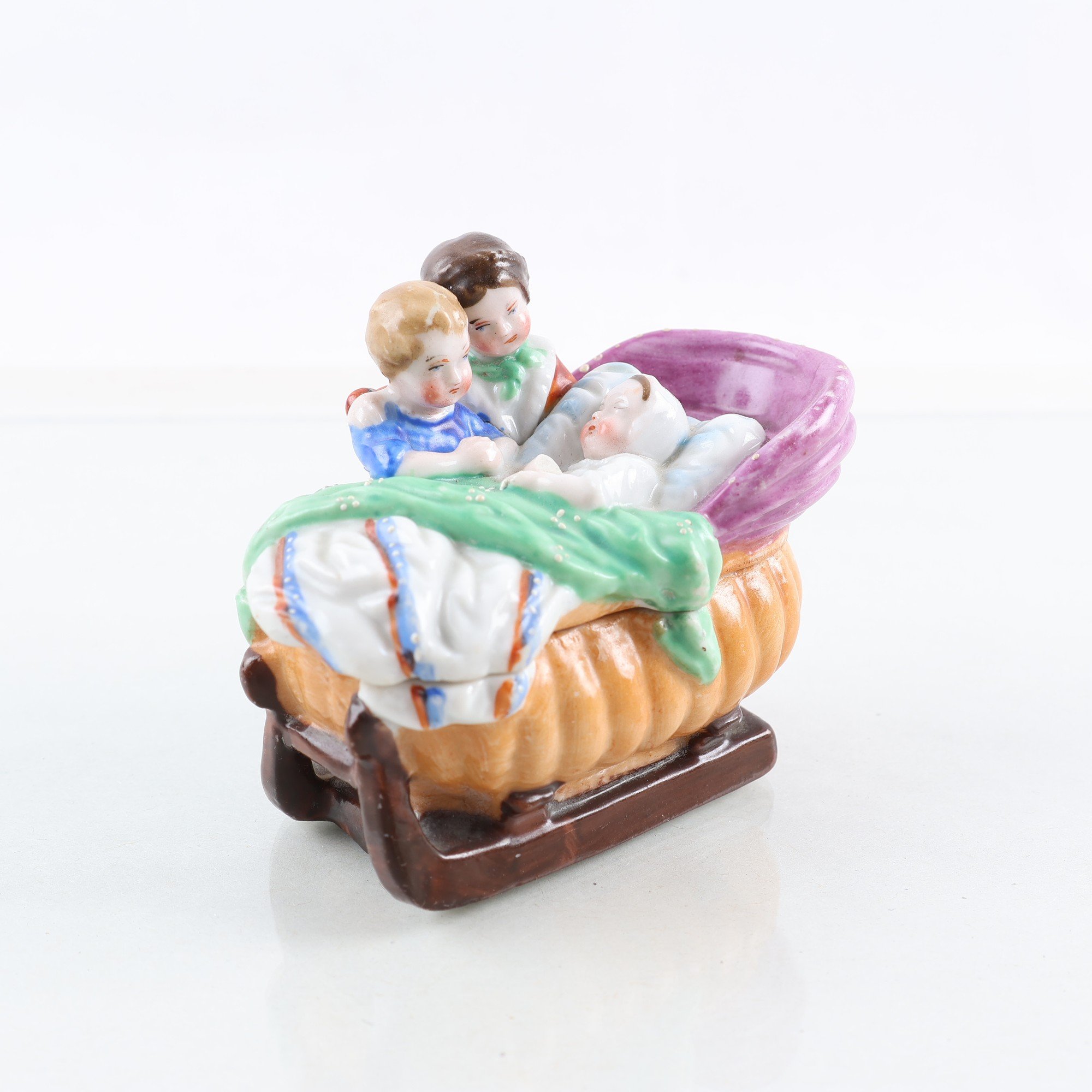 Bläckställ, porslin, Tyskland, 1800-tal