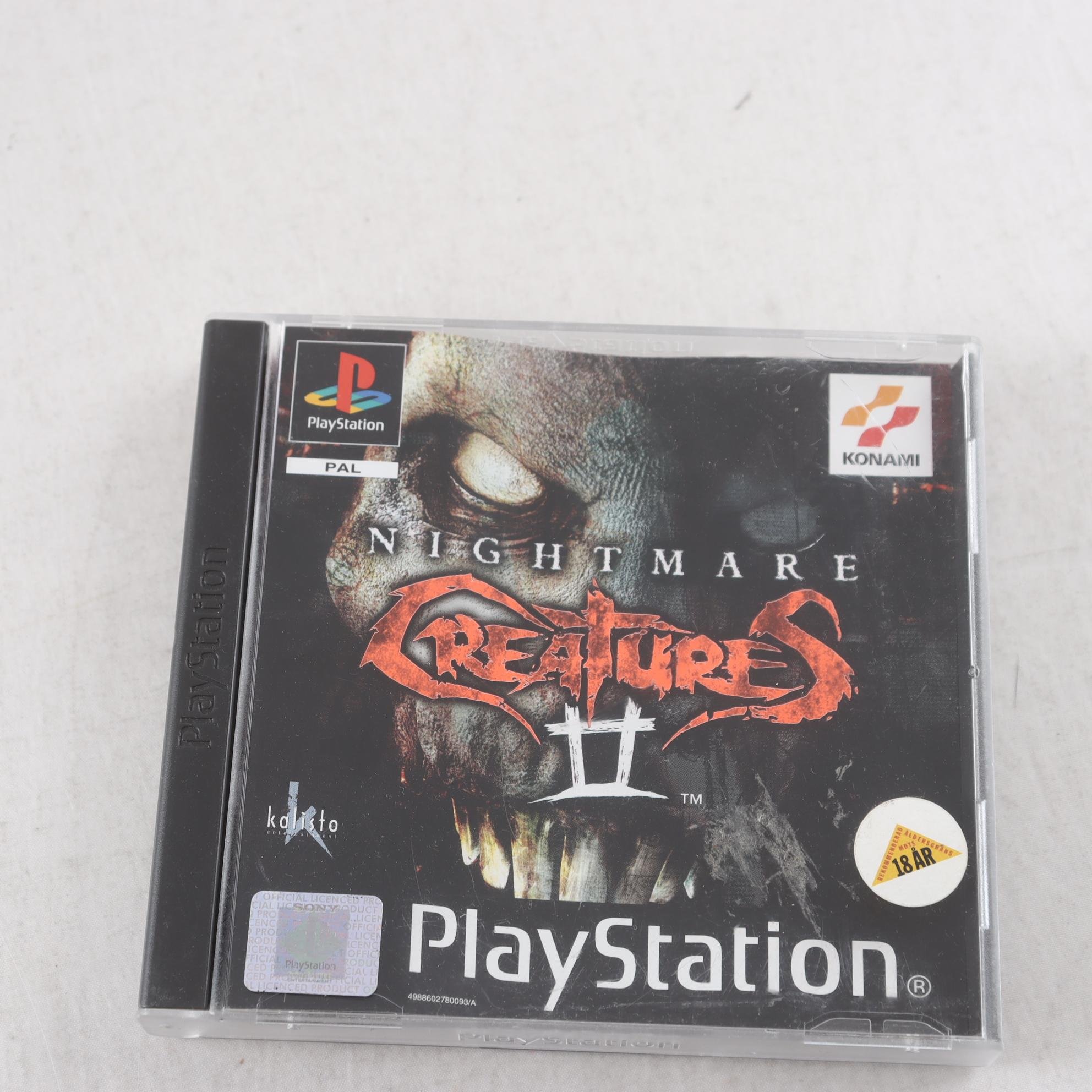 Spel Nightmare Creatures II, PlayStation