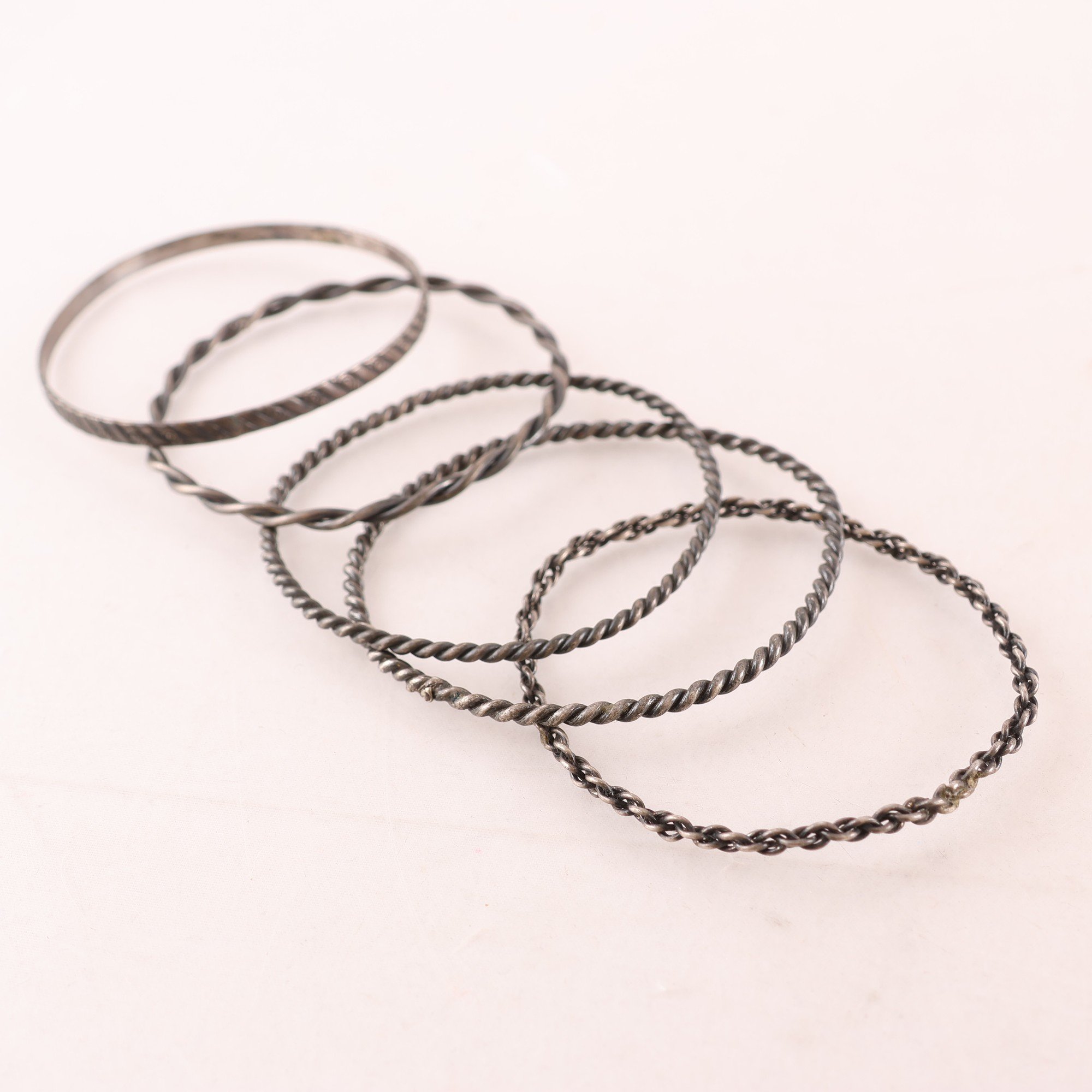 Armringar, silver, brv: 49.2g