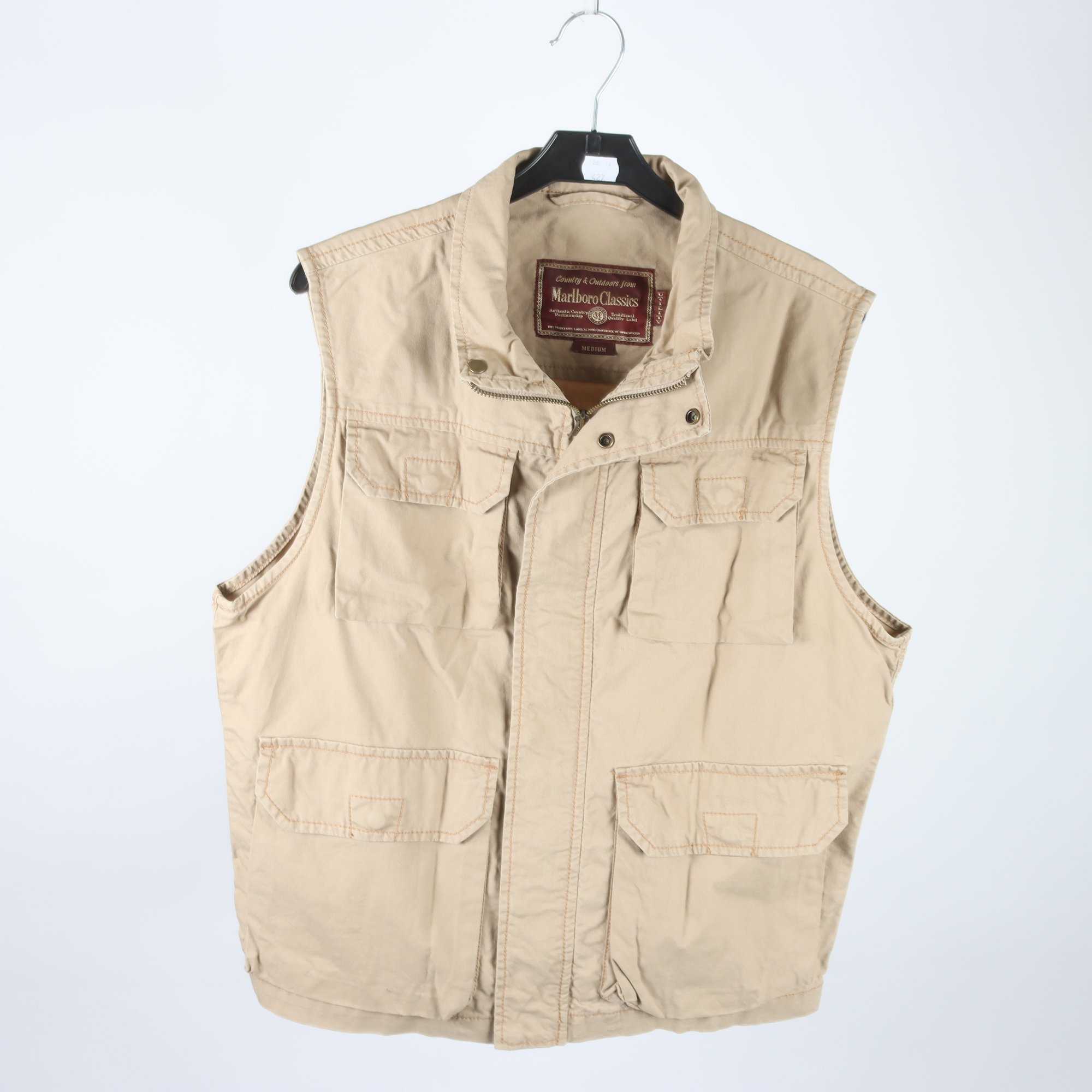 Väst, Marlboro Classics, beige, stl. M.