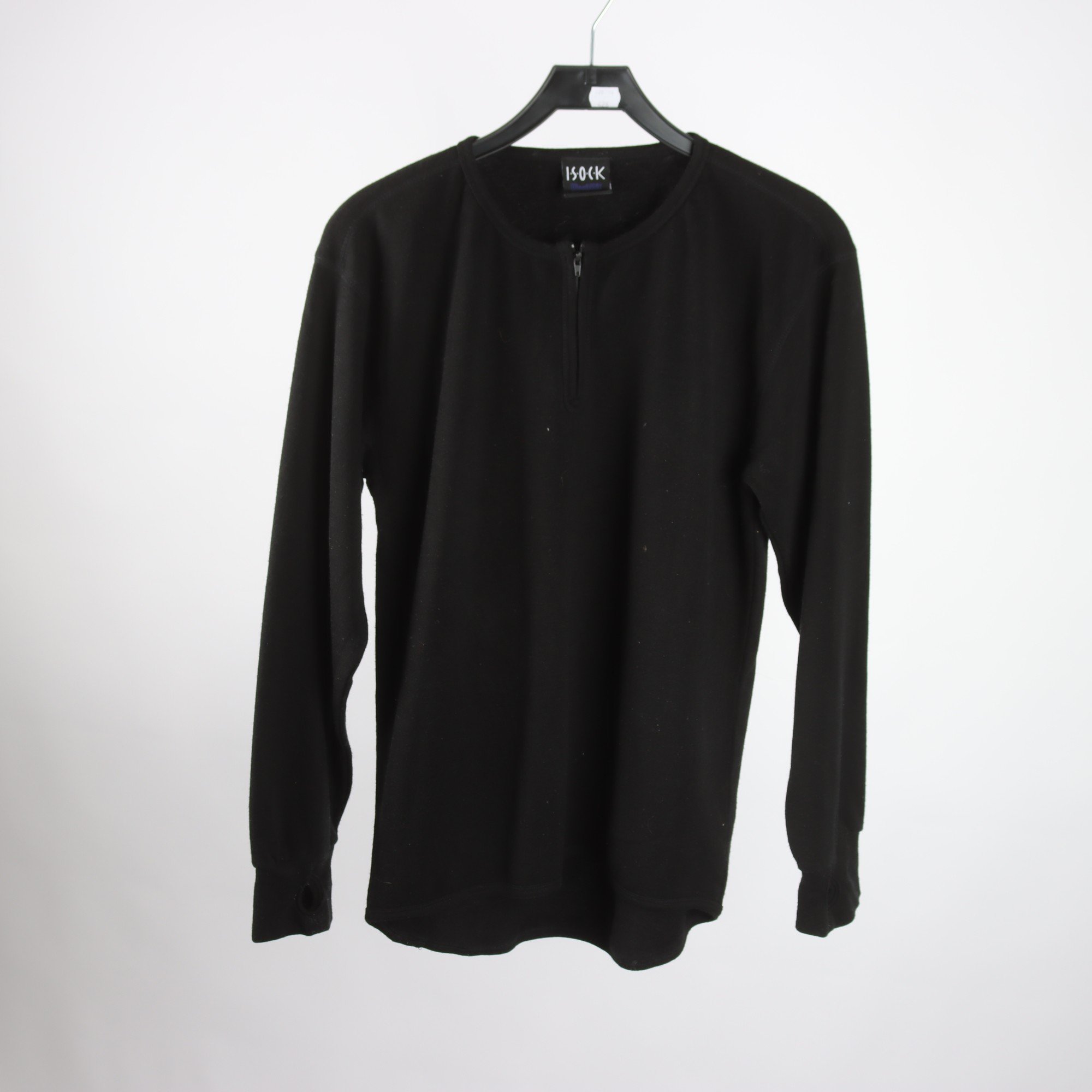 Tröja, Isock, svart, ullmix, stl. M.