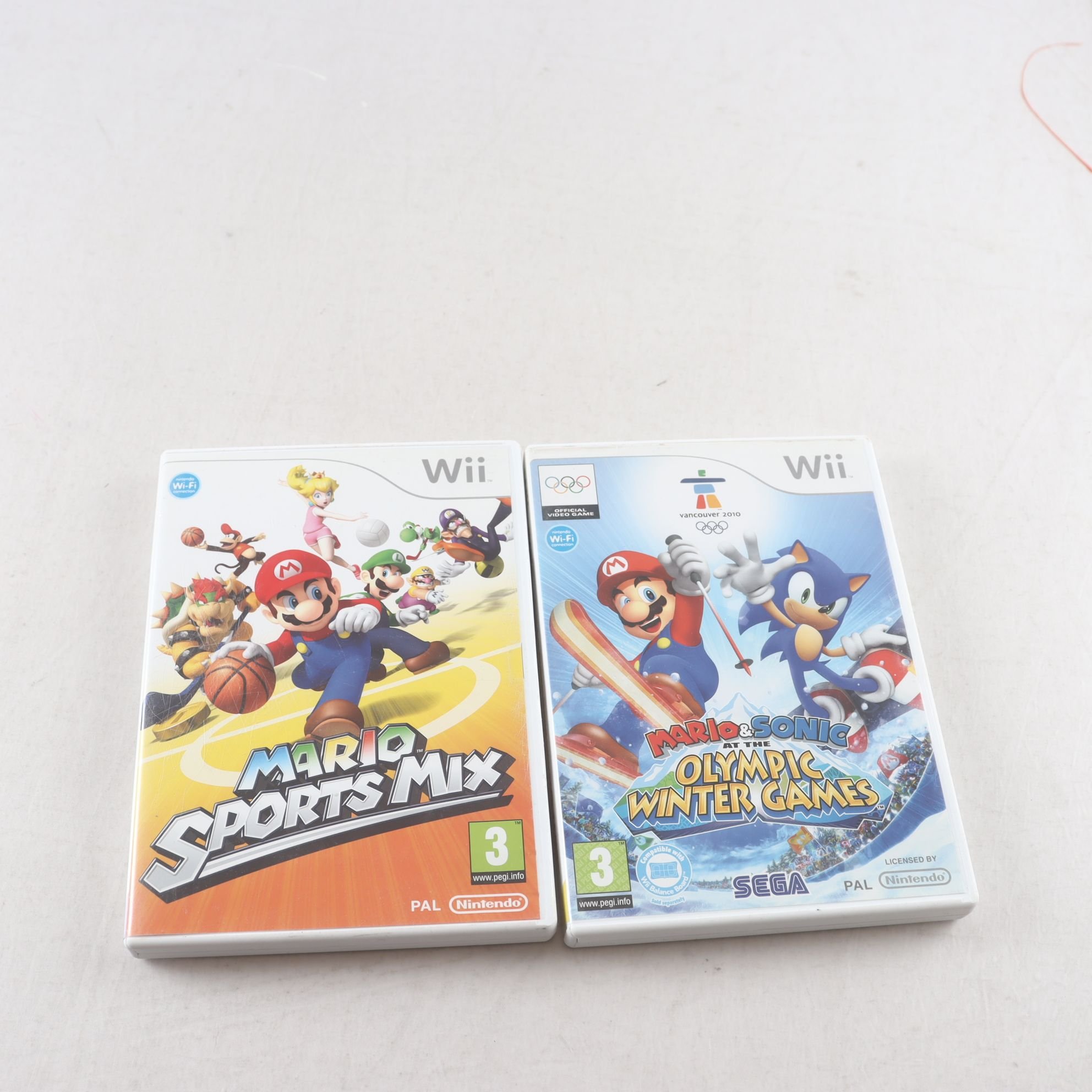 Spel, Mario Sports Mix, Mario & Sonic at the Olympic Winter Games, Nintendo Wii