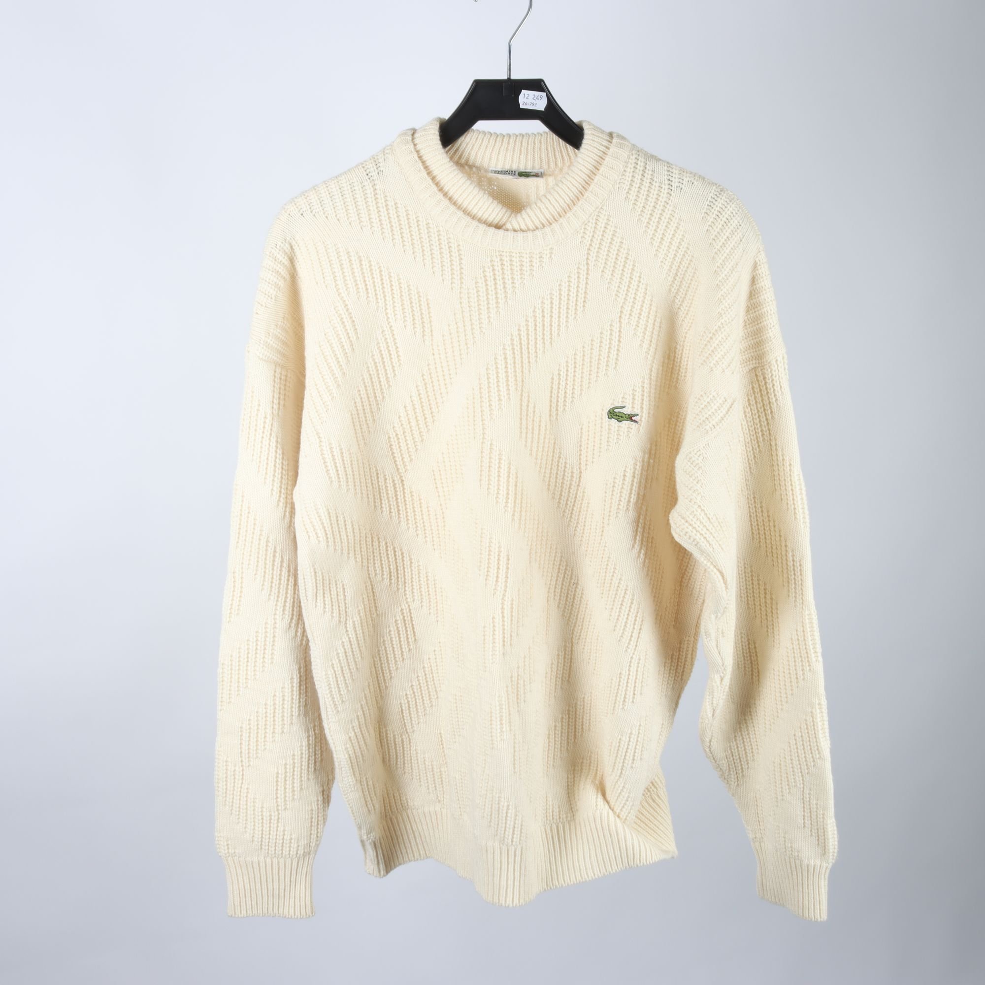 Stickad tröja, Lacoste, stl. L