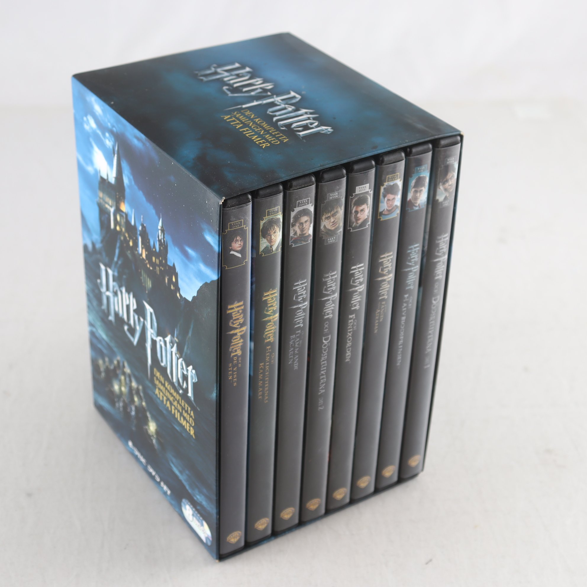 DVD box, Harry potter, 8 disc set