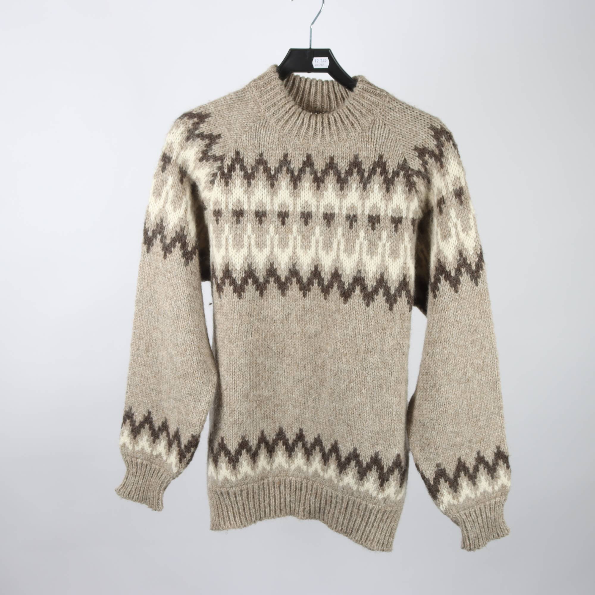 Stickad fiskartröja, Runox, 100% ull, stl. 52