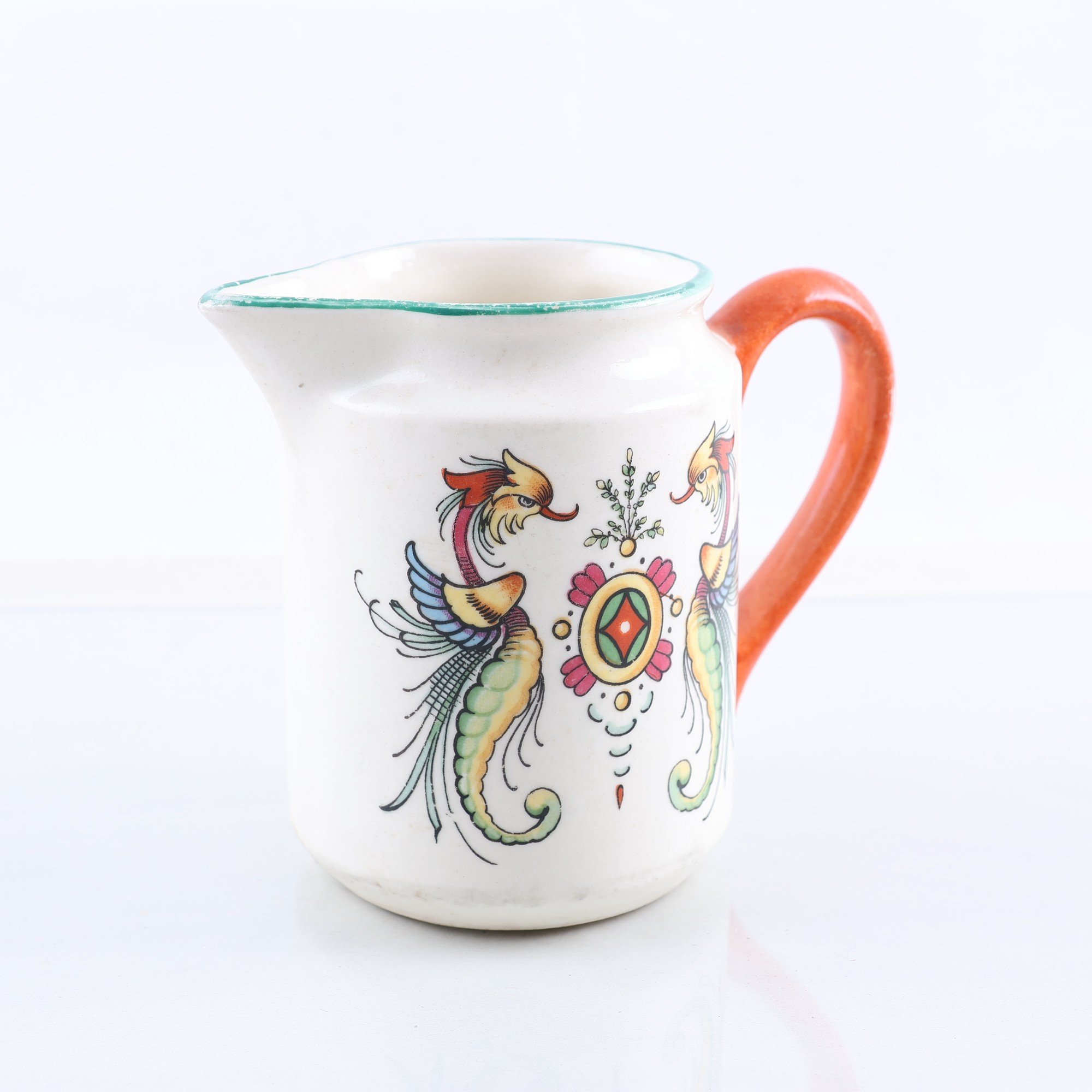 Gräddkanna, handmålad, Tjeckoslovakien, 1930-tal