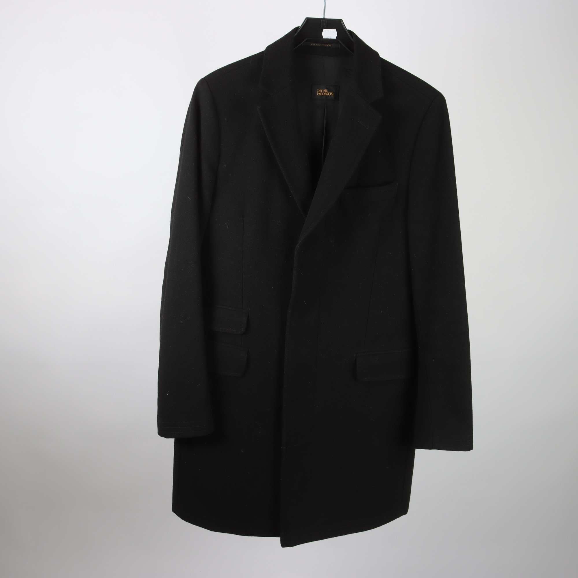 Rock, Oscar Jacobson, svart, ullmix, stl. 50.