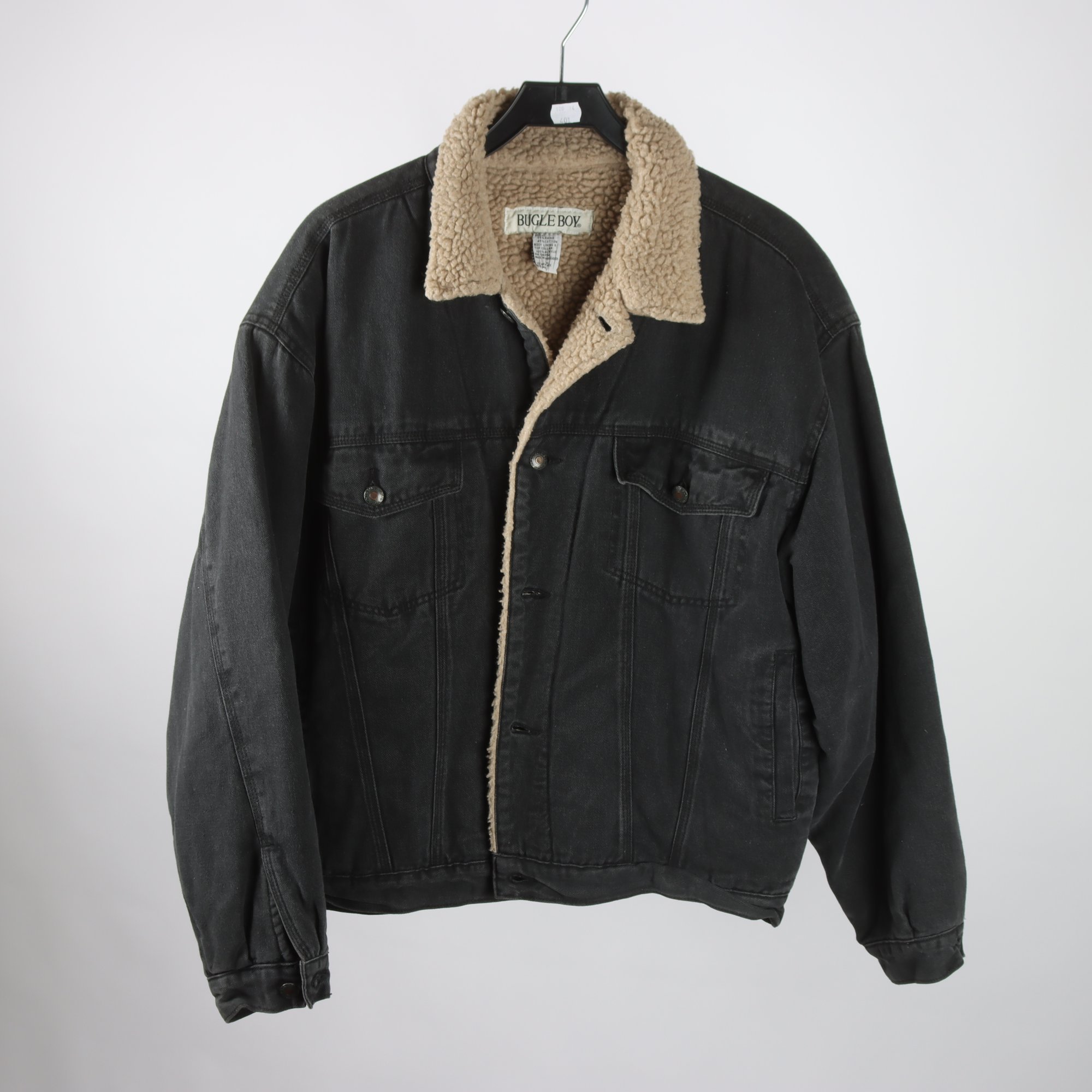 Fodrad jeansjacka, Bugle Boy, svart, stl. L.
