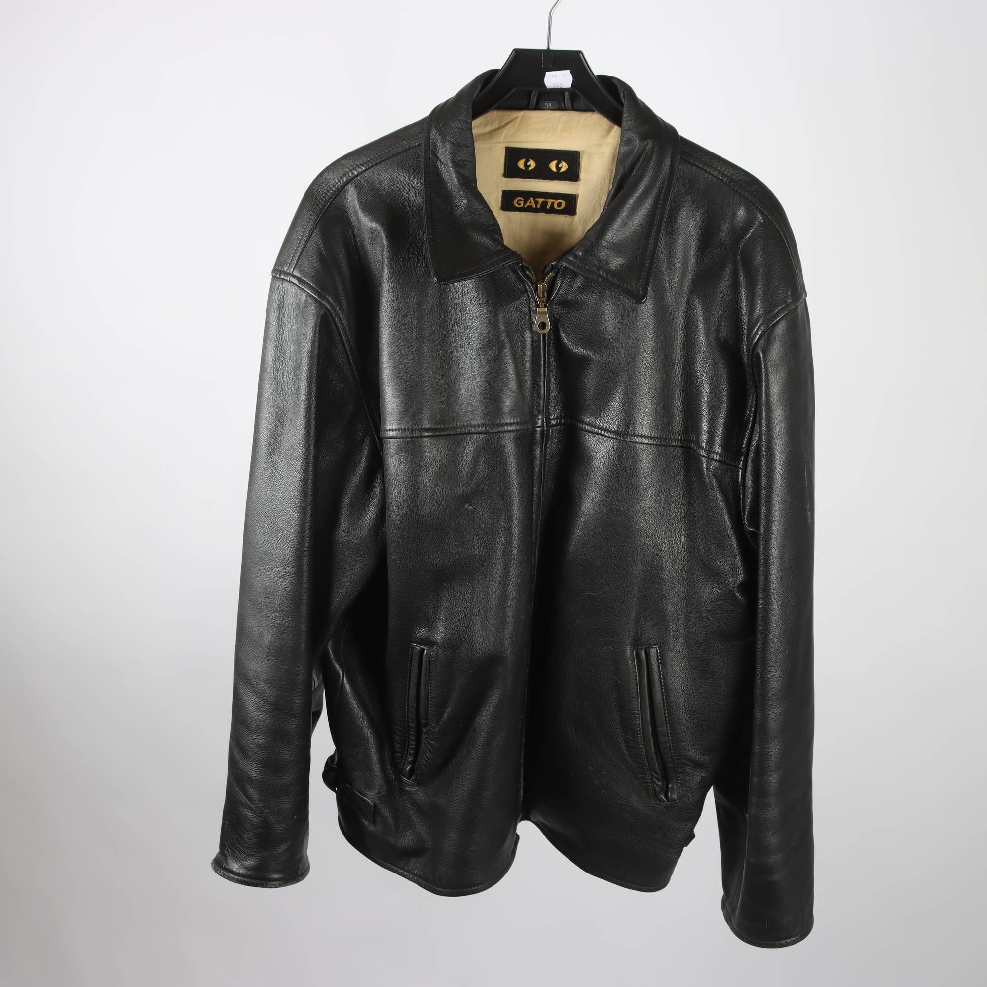 Skinnjacka, Gatto, svart, stl. 54.
