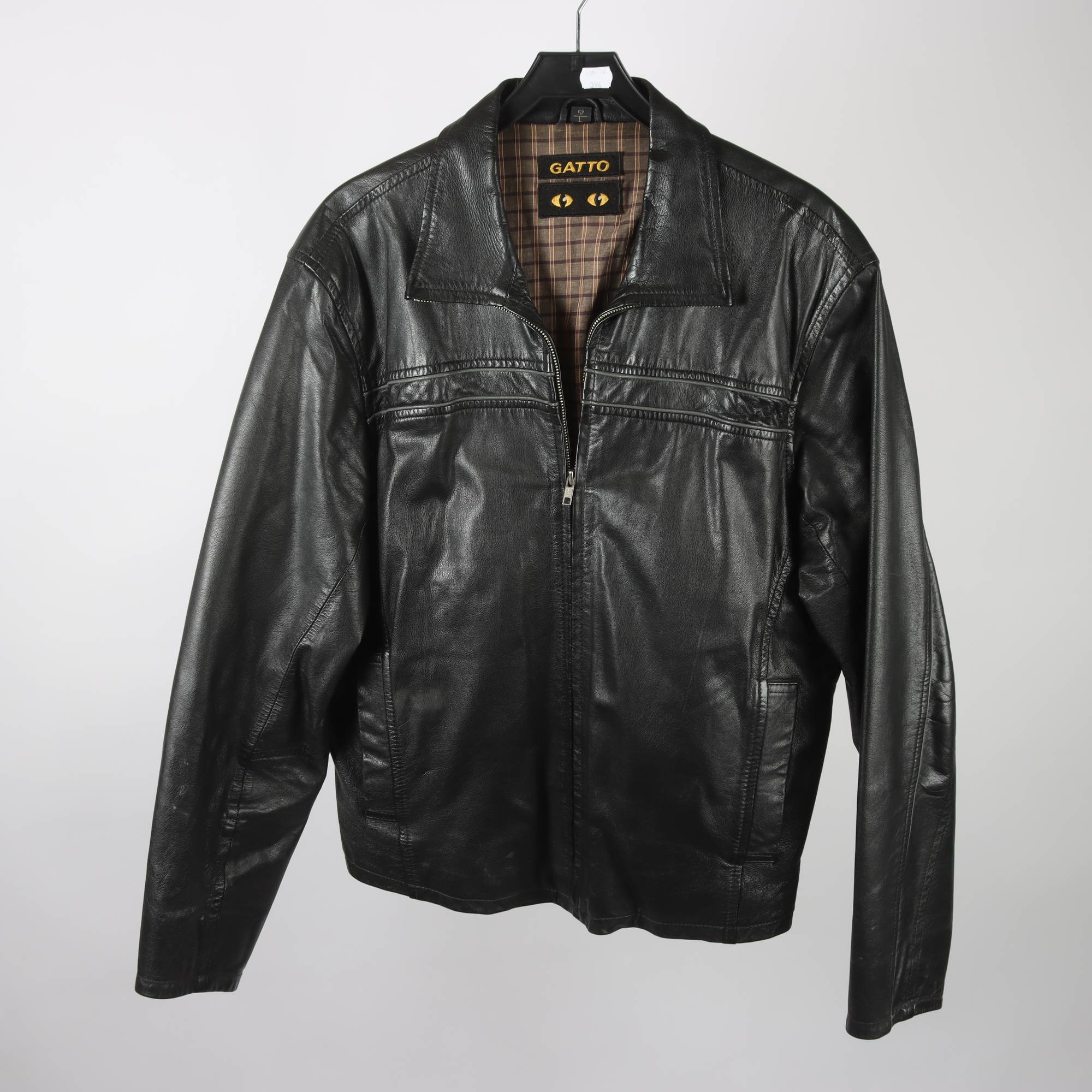 Skinnjacka, Gatto, svart, stl. 52.