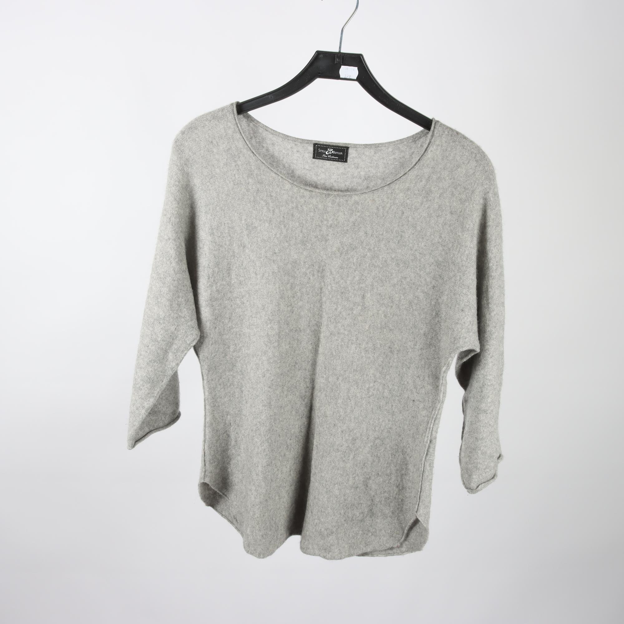 Tröja, Style Butler, grå, 100% cashmere, stl. M.