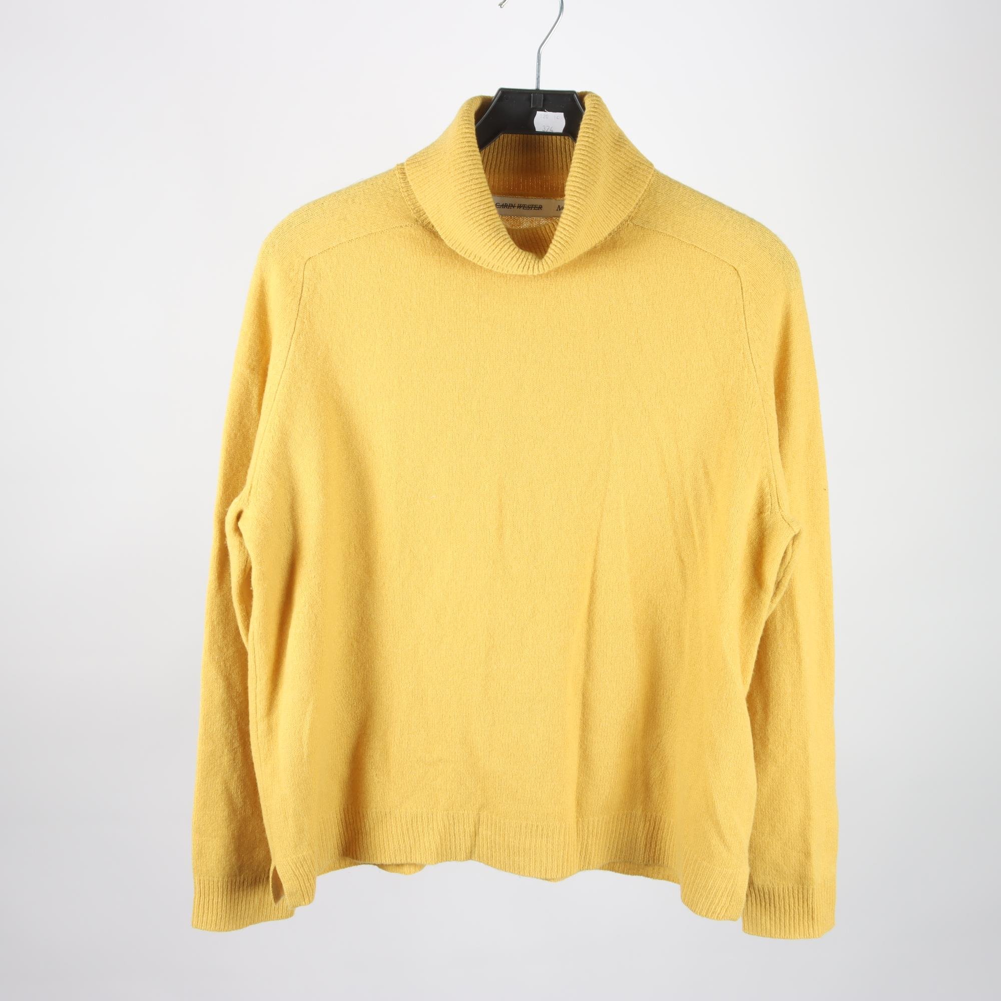 Tröja, Carin Wester, gul, ull, cashmere, stl. M.