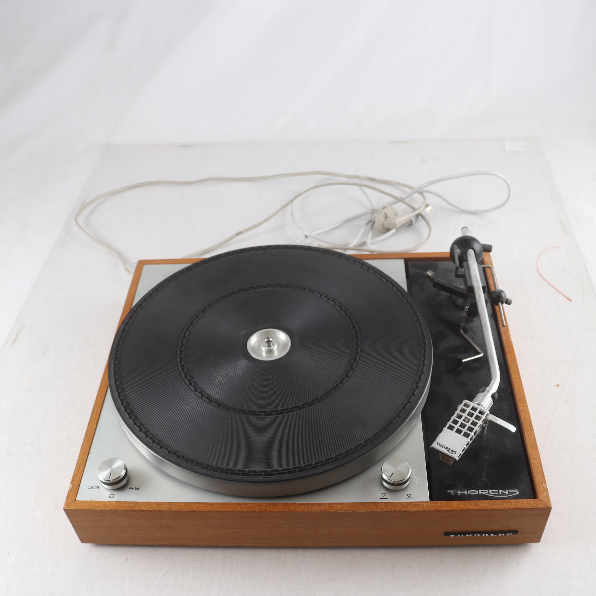 Skivspelare, Thorens, Tandberg TD 150 MKII. Repobjekt. Endast avhämtning.