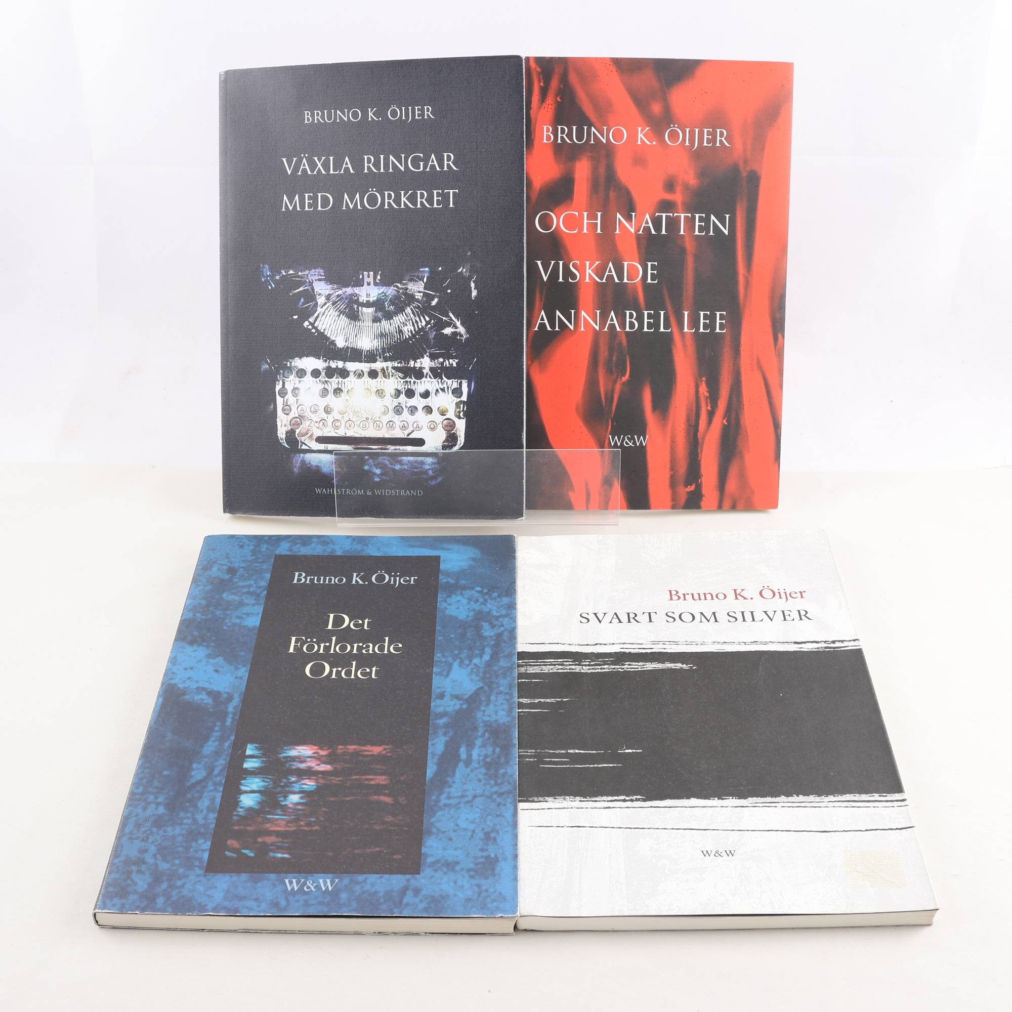 Bruno K. Öijer, bokpaket med 4 volymer