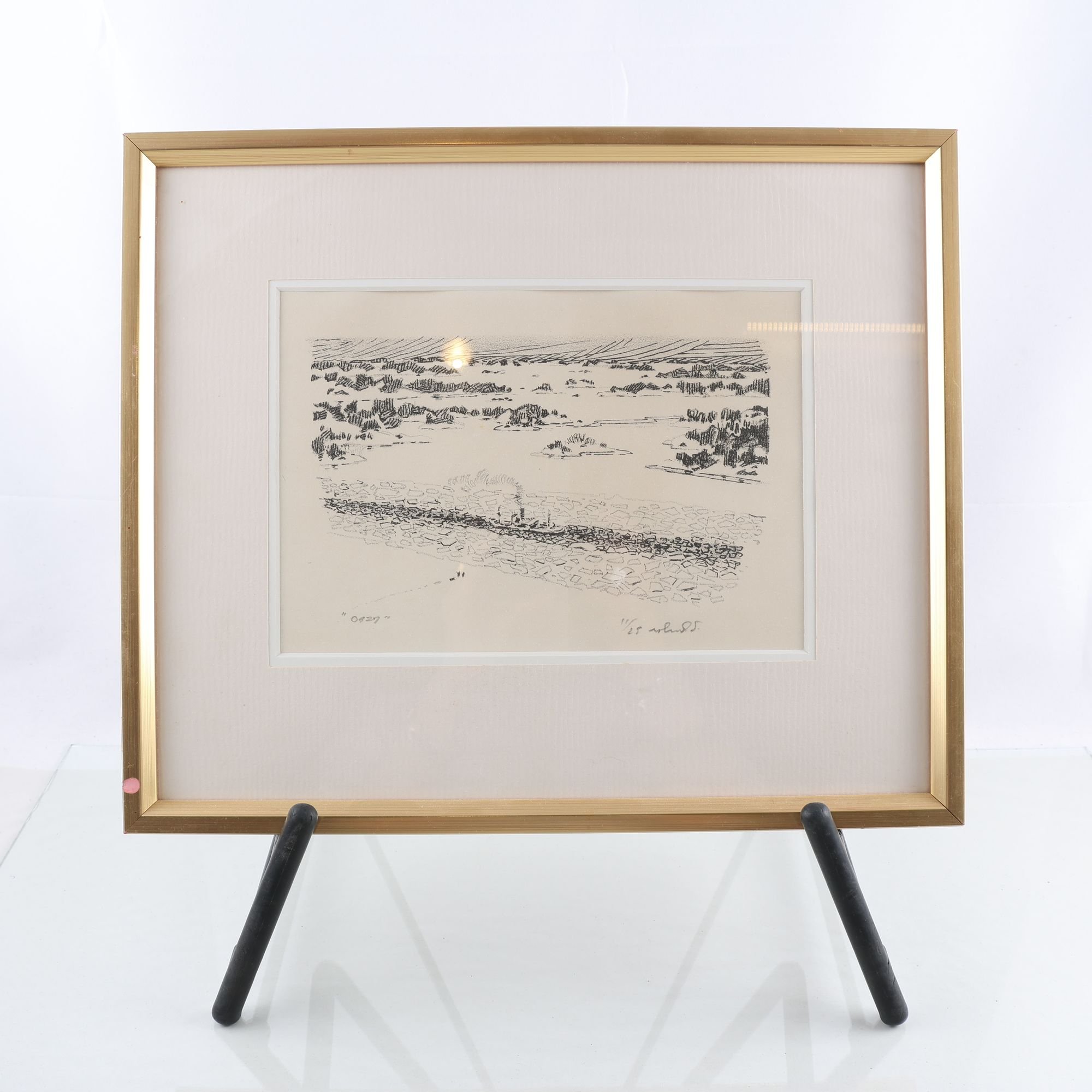 Litografi, Roland Svensson, (1910-2003), signerad, 11/25. Endast avhämtning.