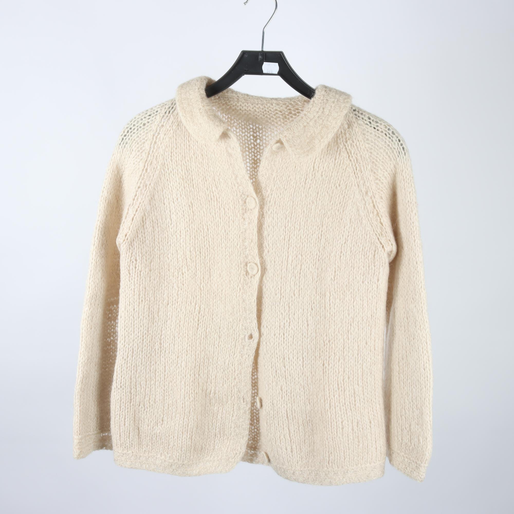 Kofta, Okänd, offwhite, ull, stl. ca. S.