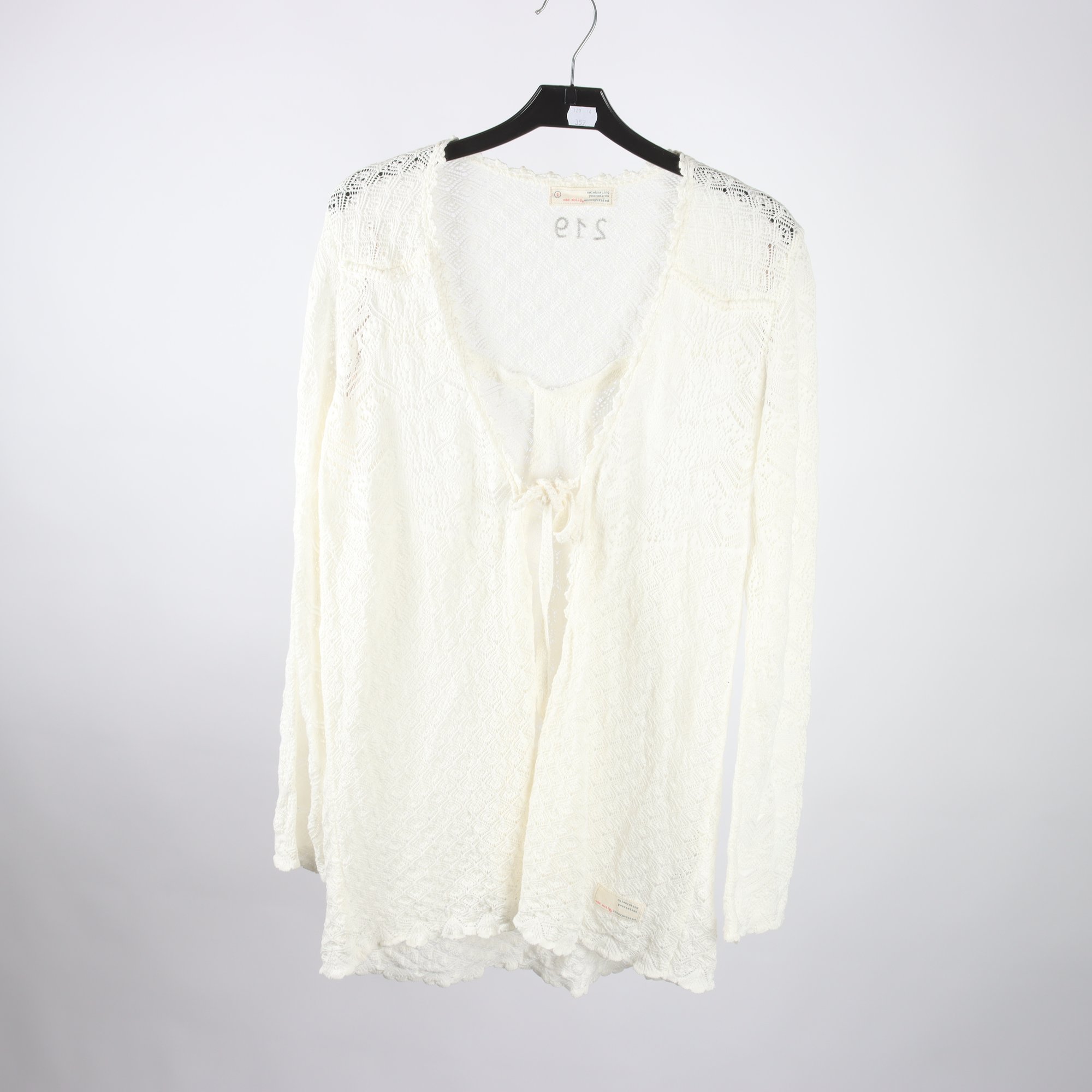 Kofta, Odd Molly, vit, stickad, stl. S.