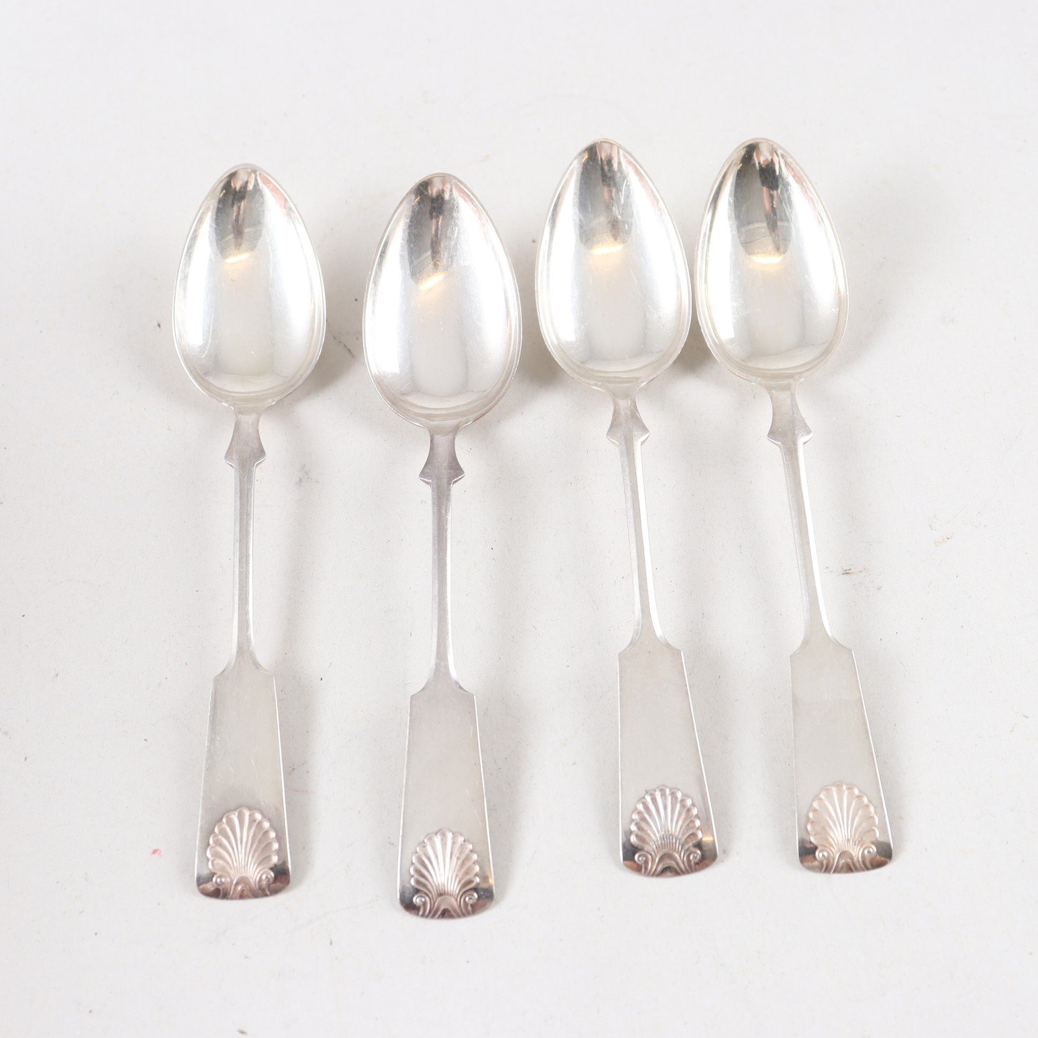 Dessertskedar, silver, Helsingfors, Åbo, 1930-tal, 4 st