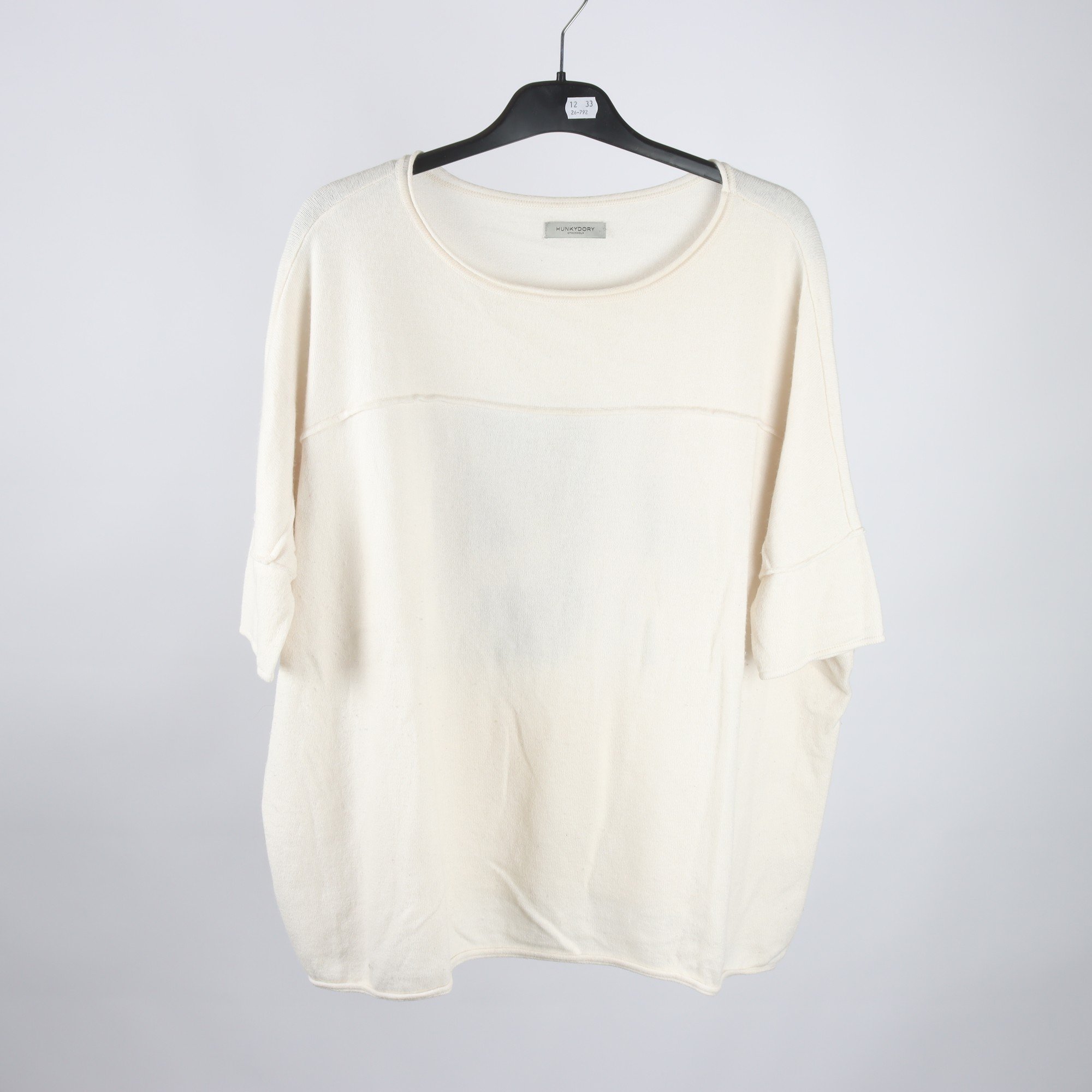 Stickad tröja, Hunkydory, merinoull blandning, stl. XS/S