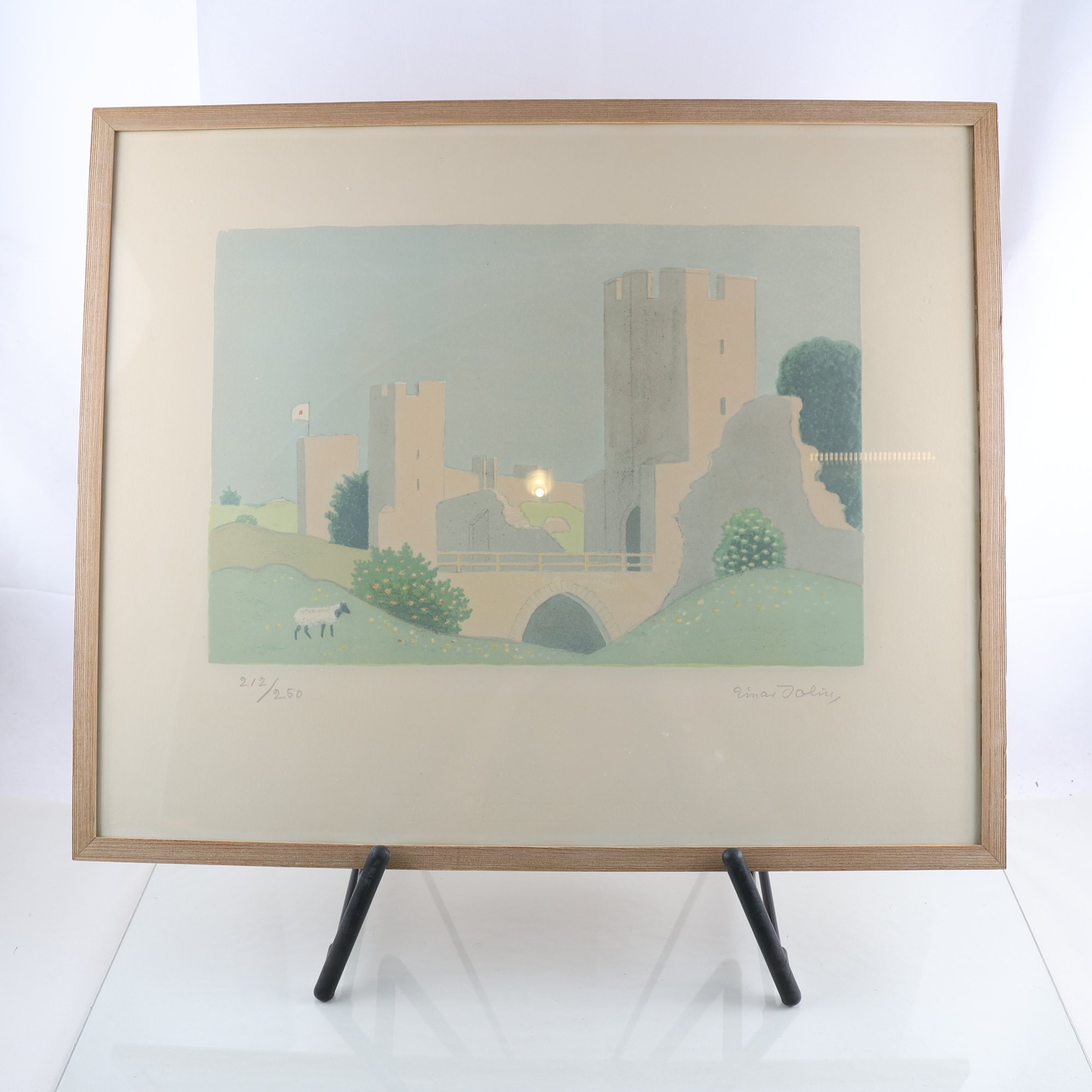 Färglitografi, Einar Jolin, (1890-1976), signerad, 212/250. Endast avhämtning.