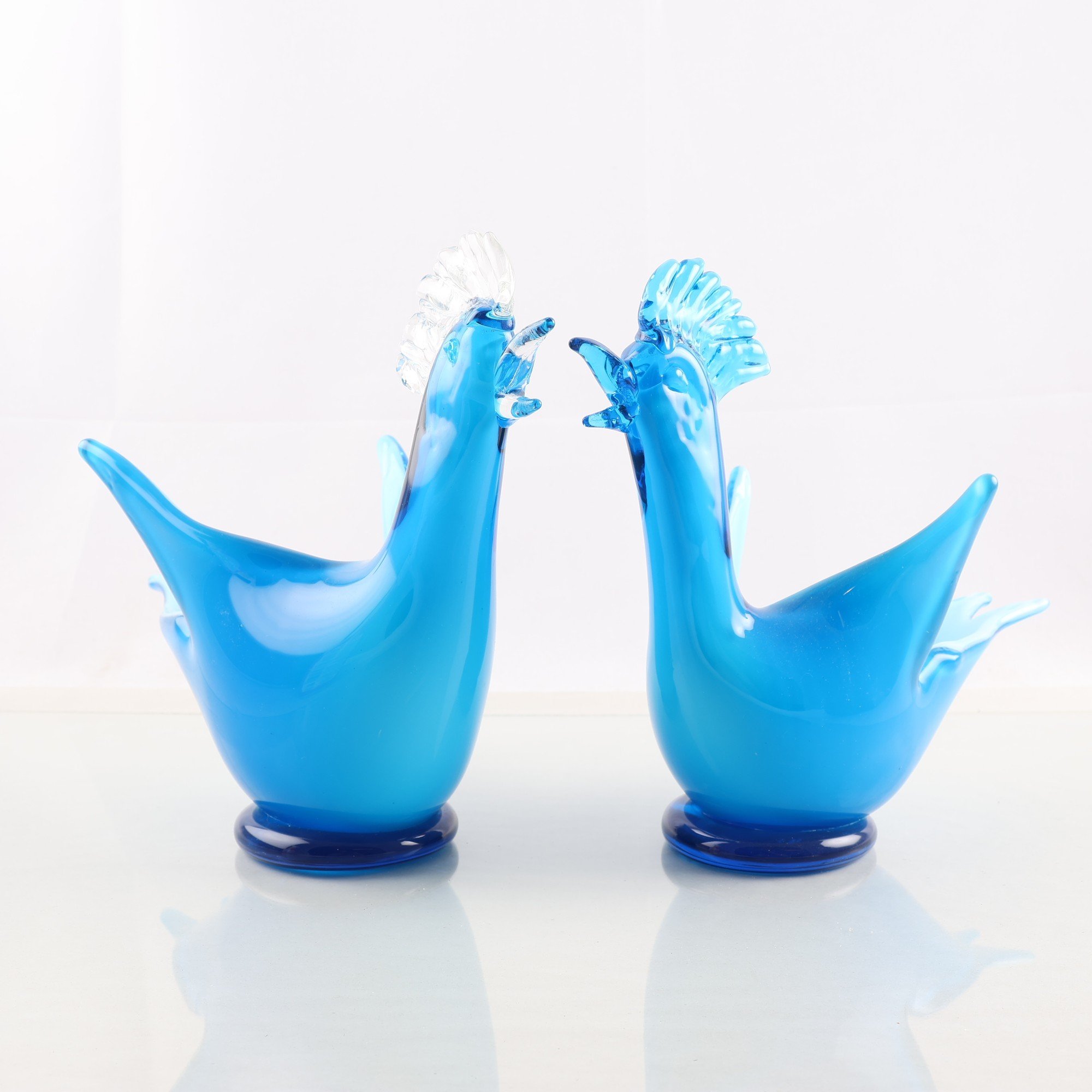 Figuriner, fåglar, Dino Martens, Aurelio Toso, Italien, 2 st. Samfraktas ej.