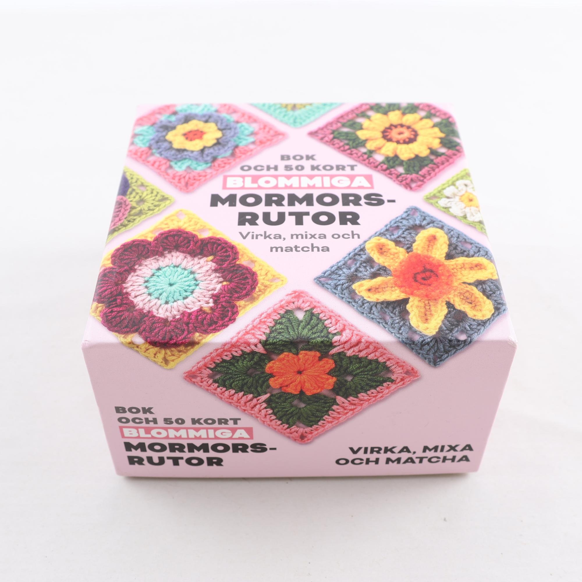 Bok och 50 kort: Blommiga mormorsrutor (oöppnad)