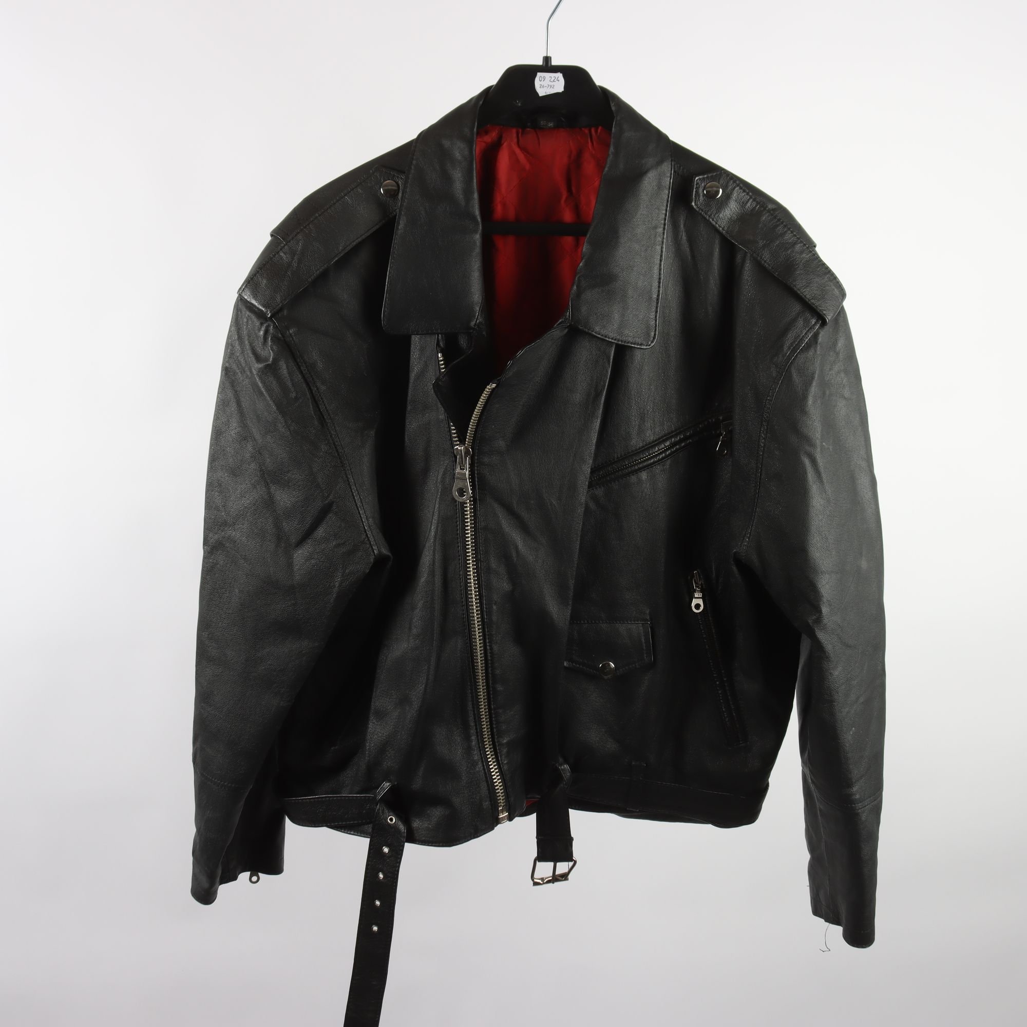 Skinnjacka, Avant, vintage, 100% läder, stl. XL