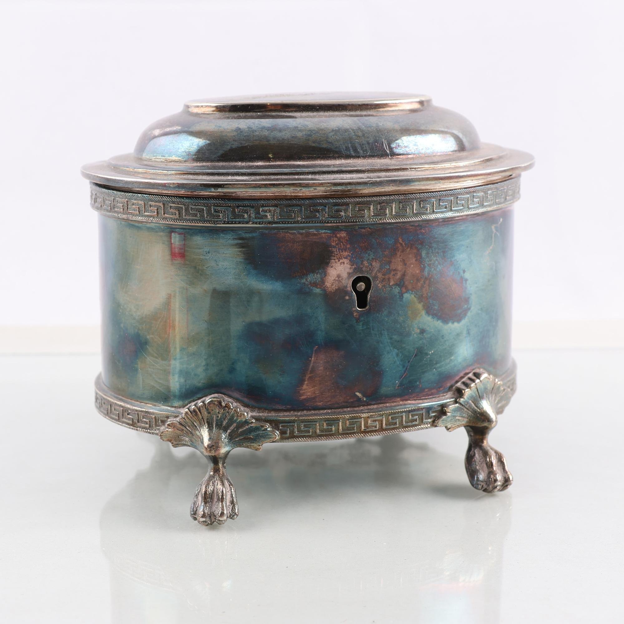 Skrin, nysilver, A.G Dufva, 1900-tal